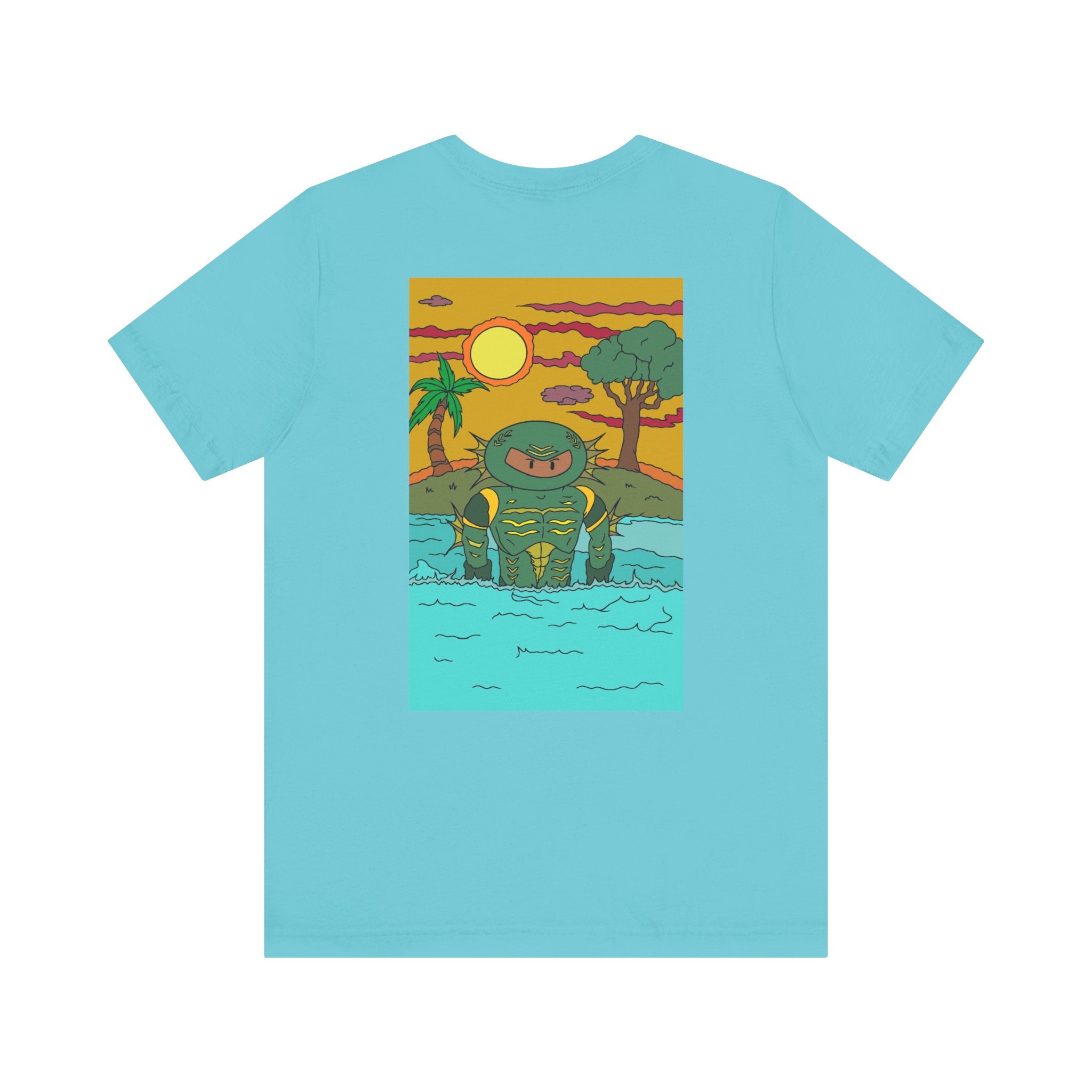Ninja from the Black Lagoon Tee, Unisex Graphic T-Shirt, Retro Horror Shirt, Unique Gift for Fans, Summer Casual Wear