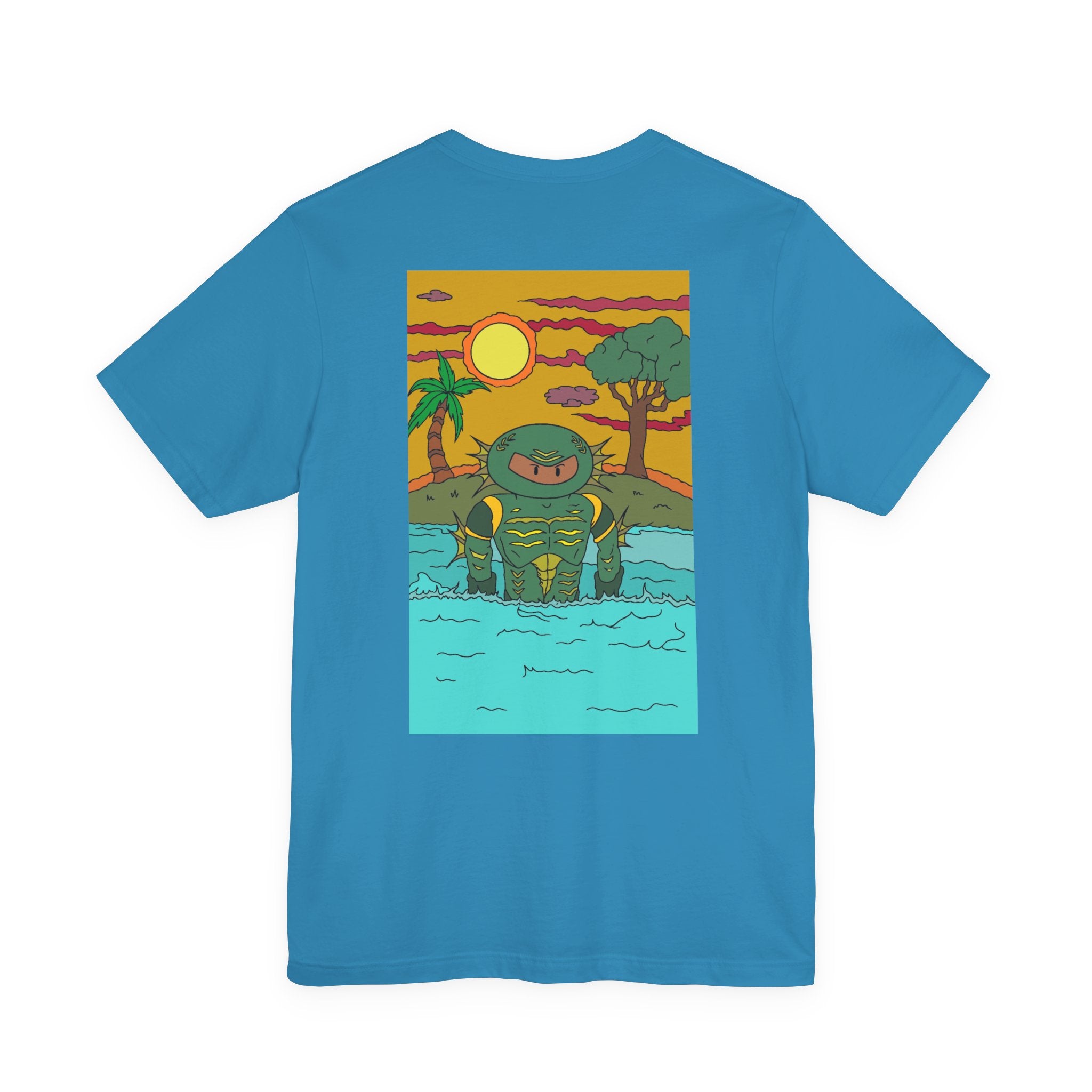 Ninja from the Black Lagoon Tee, Unisex Graphic T-Shirt, Retro Horror Shirt, Unique Gift for Fans, Summer Casual Wear