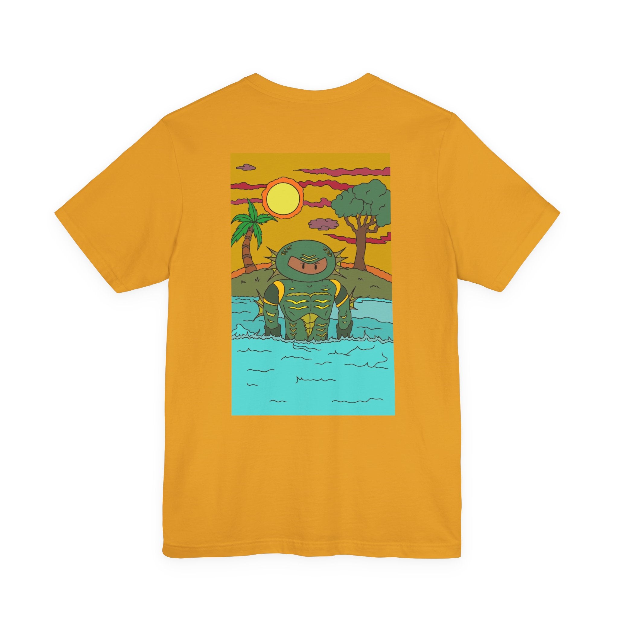 Ninja from the Black Lagoon Tee, Unisex Graphic T-Shirt, Retro Horror Shirt, Unique Gift for Fans, Summer Casual Wear