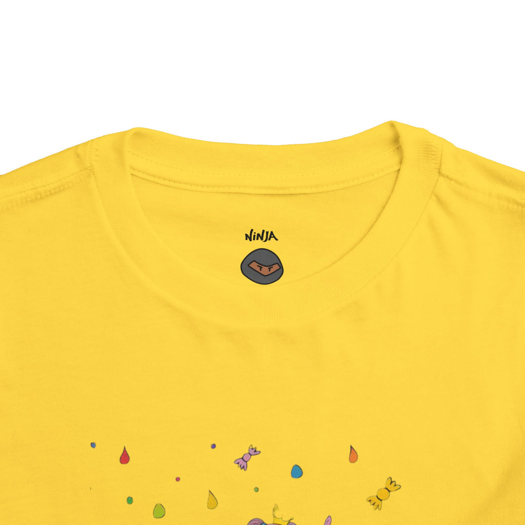 Lemon Gum Drop Princess Unicorn Toddler Tee