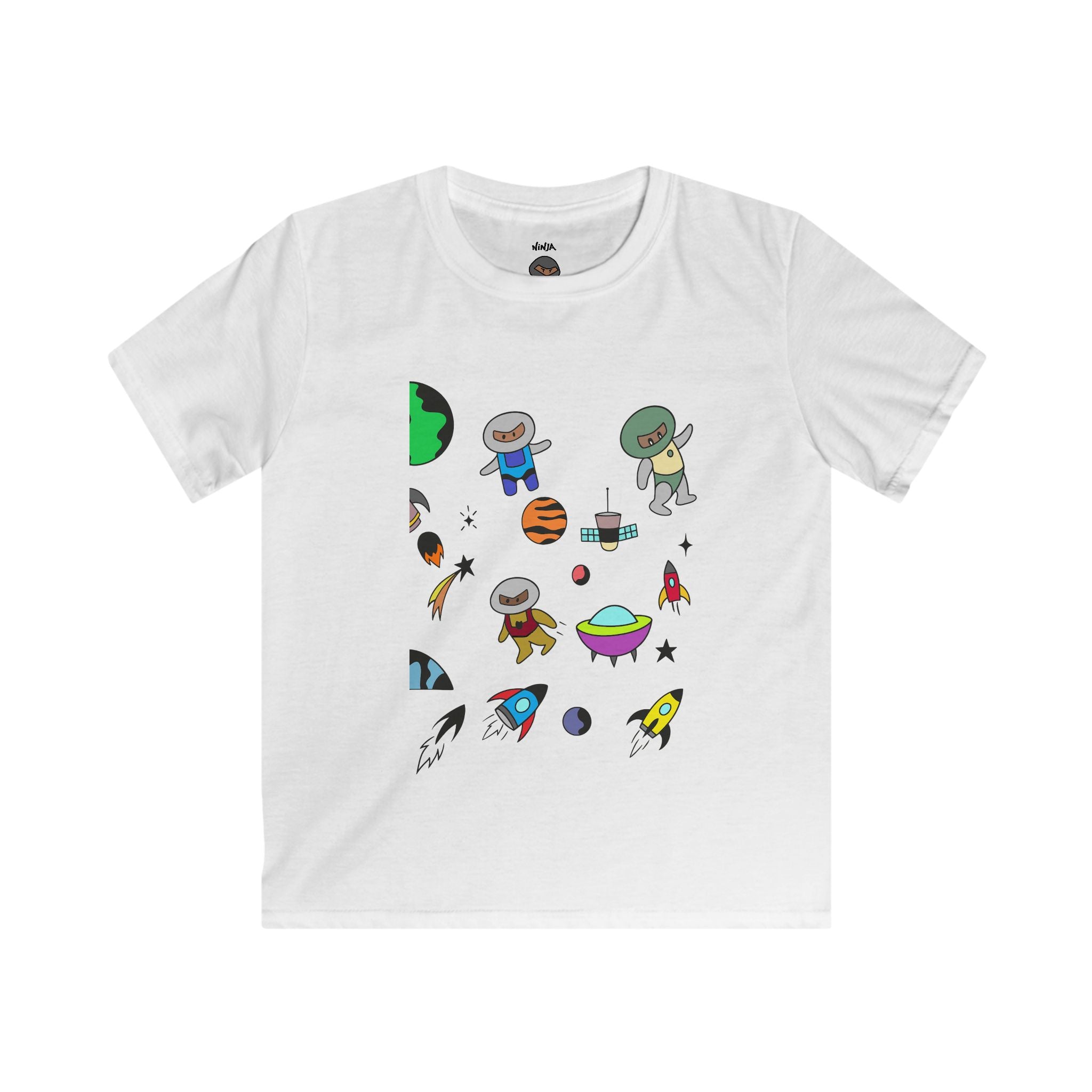 Kids Tee - Space Ninjas Print