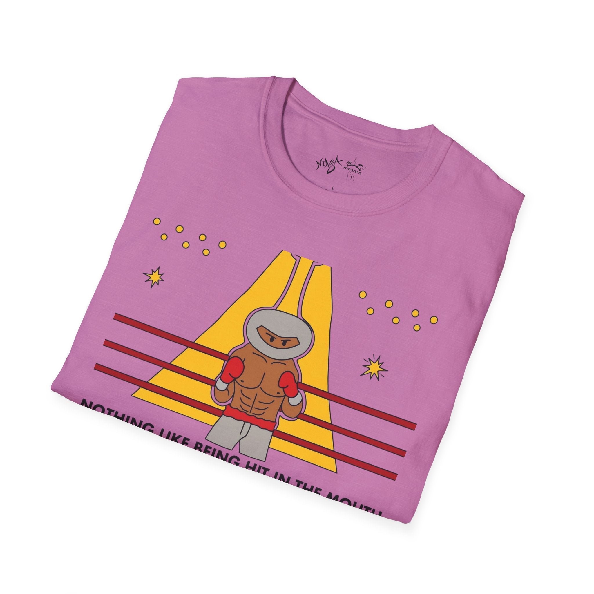 Unisex Softstyle T-Shirt - Hit in the Mouth Design