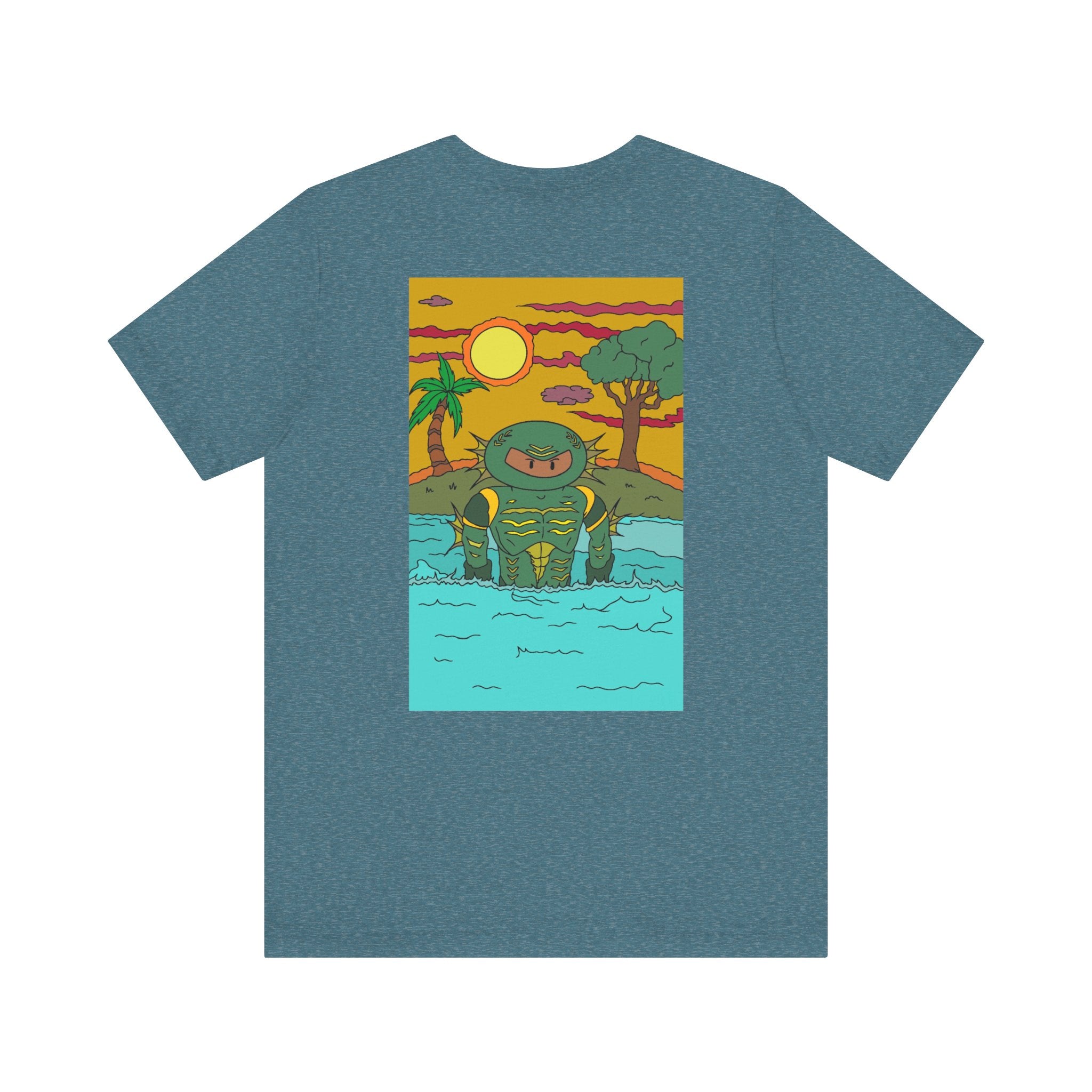 Ninja from the Black Lagoon Tee, Unisex Graphic T-Shirt, Retro Horror Shirt, Unique Gift for Fans, Summer Casual Wear