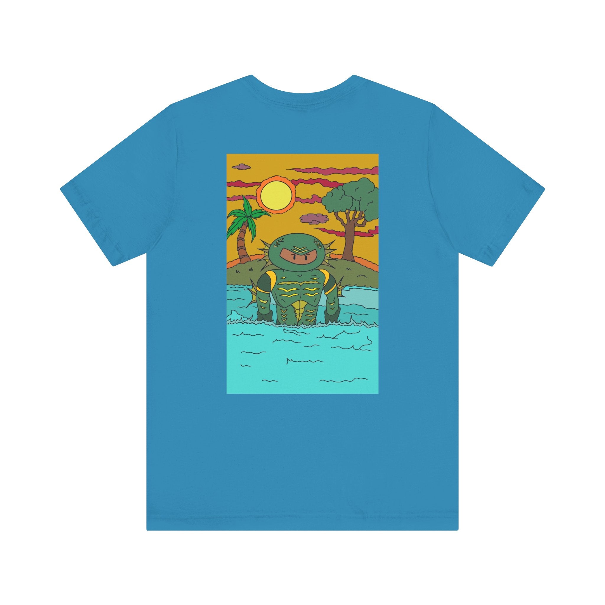 Ninja from the Black Lagoon Tee, Unisex Graphic T-Shirt, Retro Horror Shirt, Unique Gift for Fans, Summer Casual Wear