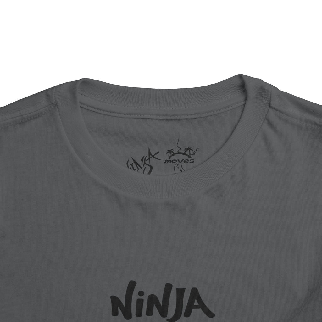 Ninja Moves Toddler Tee, Cute Kids T-Shirt, Boys and Girls Fashion, Adventure Shirt, Birthday Gift, Playful Clothing