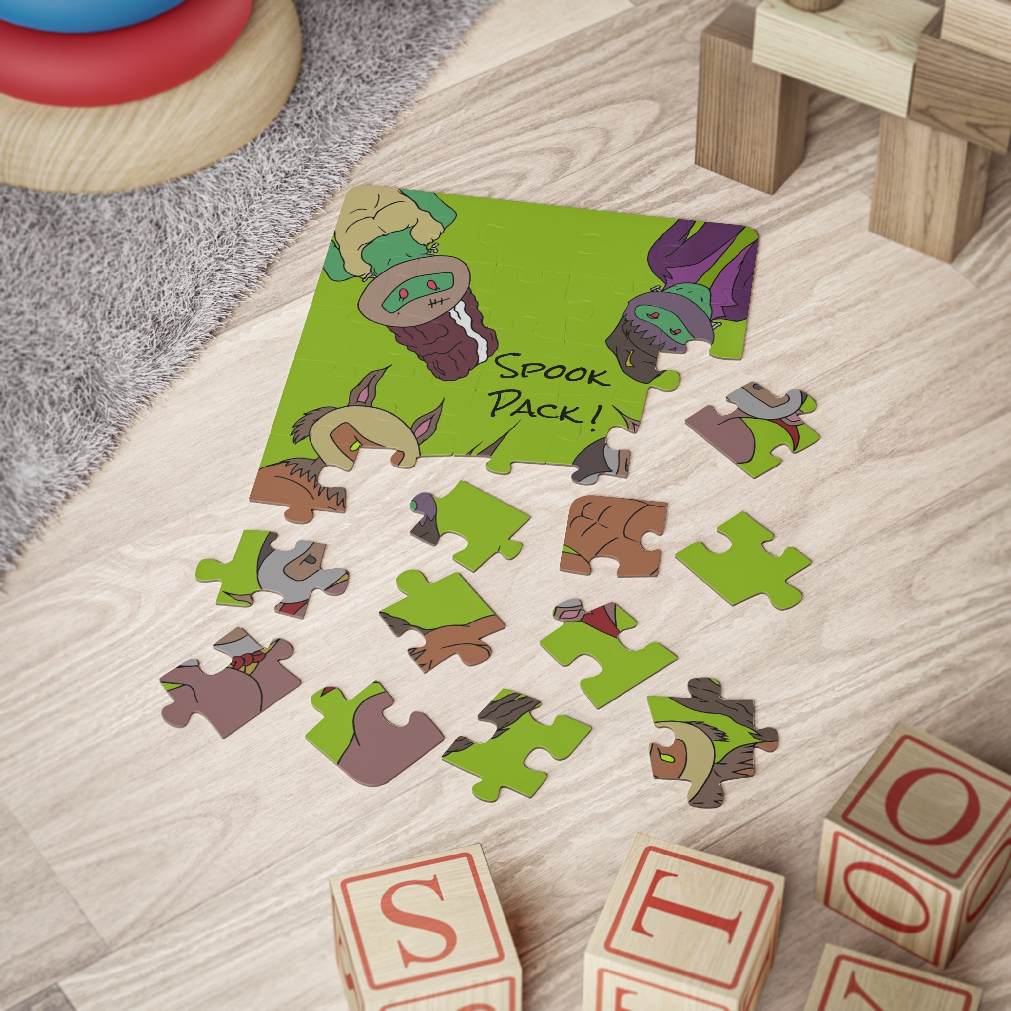 Kids' Spook Pack Puzzle | Fun Halloween Activity, Educational Family Game, Trick-or-Treat Gift, Kids Playtime, Seasonal Decor