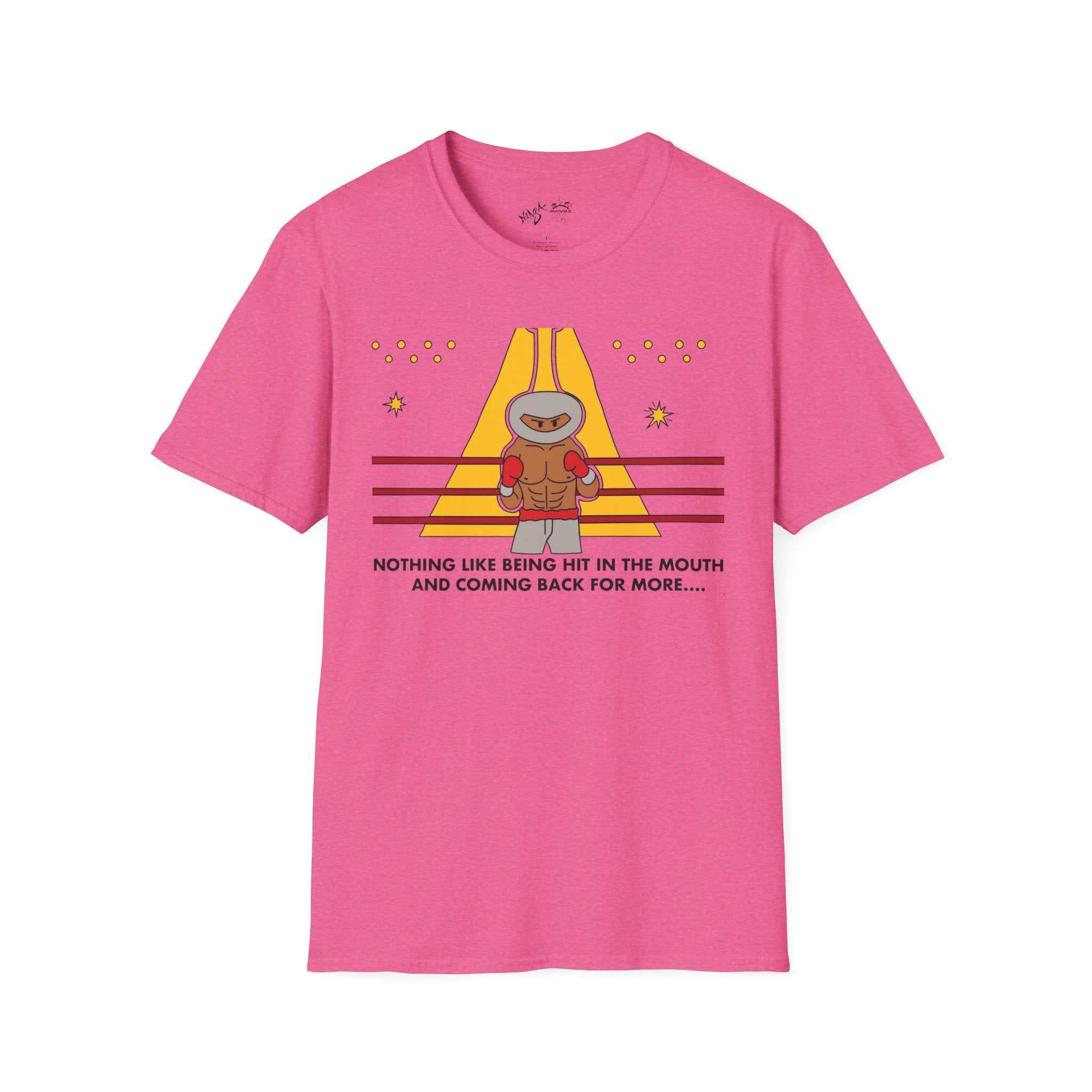 Unisex Softstyle T-Shirt - Hit in the Mouth Design
