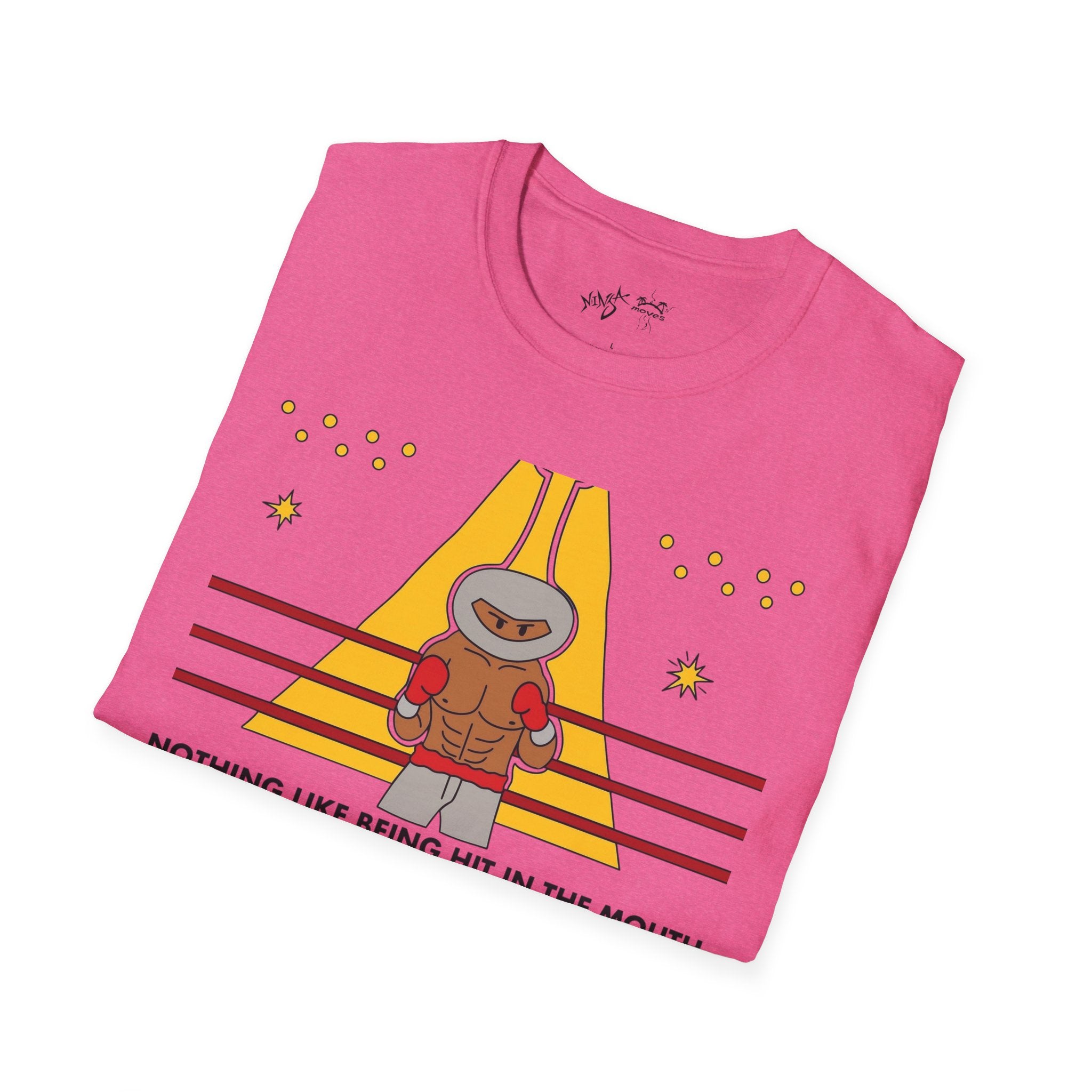 Unisex Softstyle T-Shirt - Hit in the Mouth Design