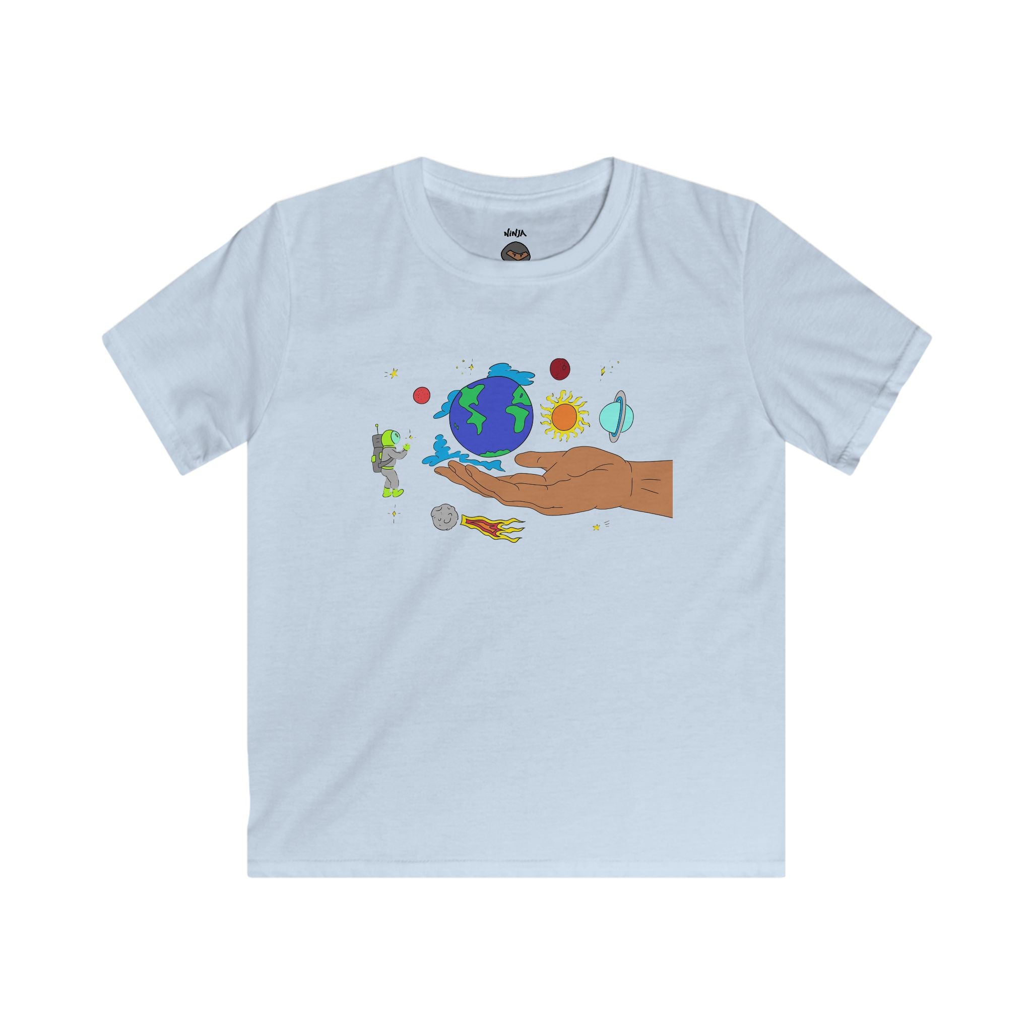 Kids Tee - Kids World in Hands Design