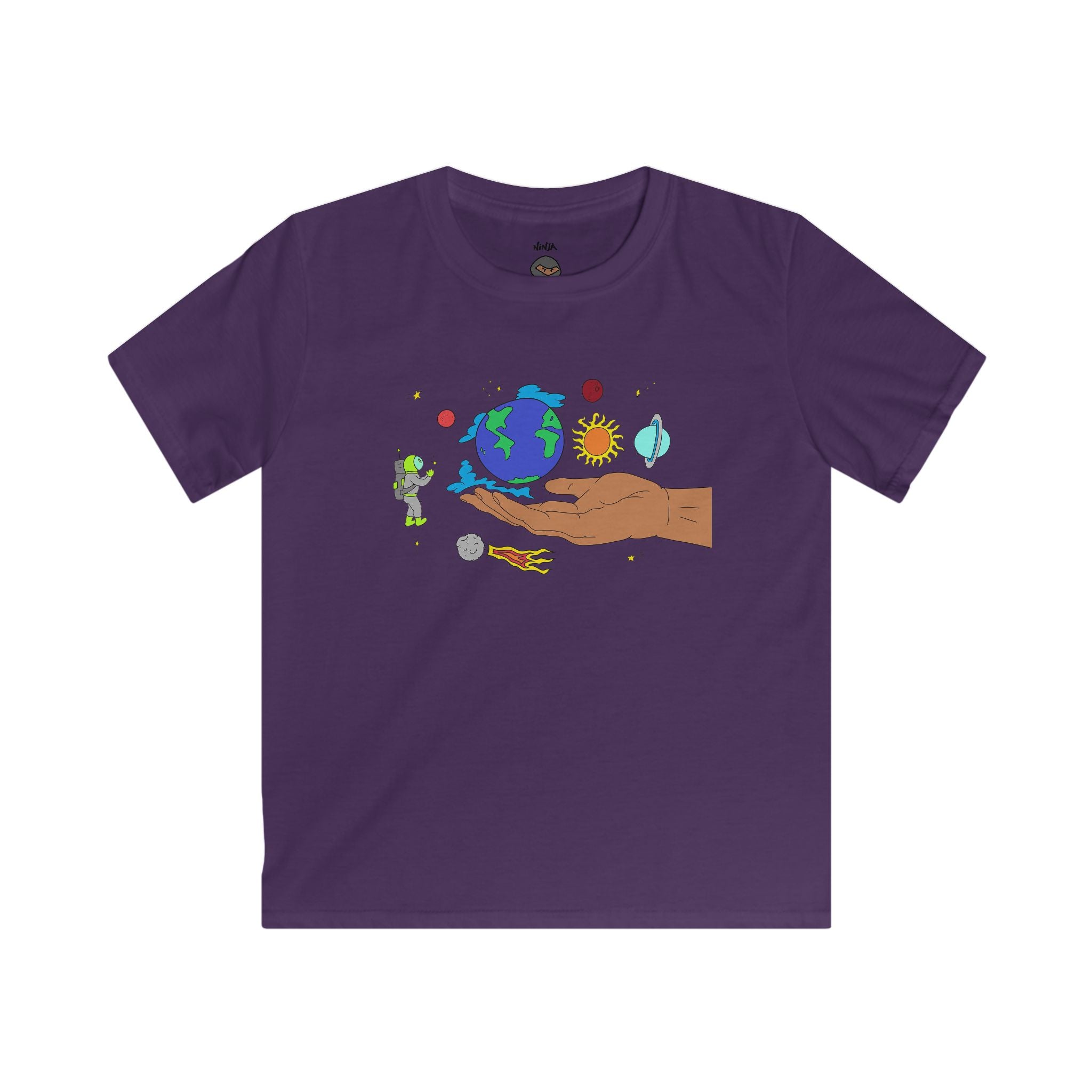 Kids Tee - Kids World in Hands Design