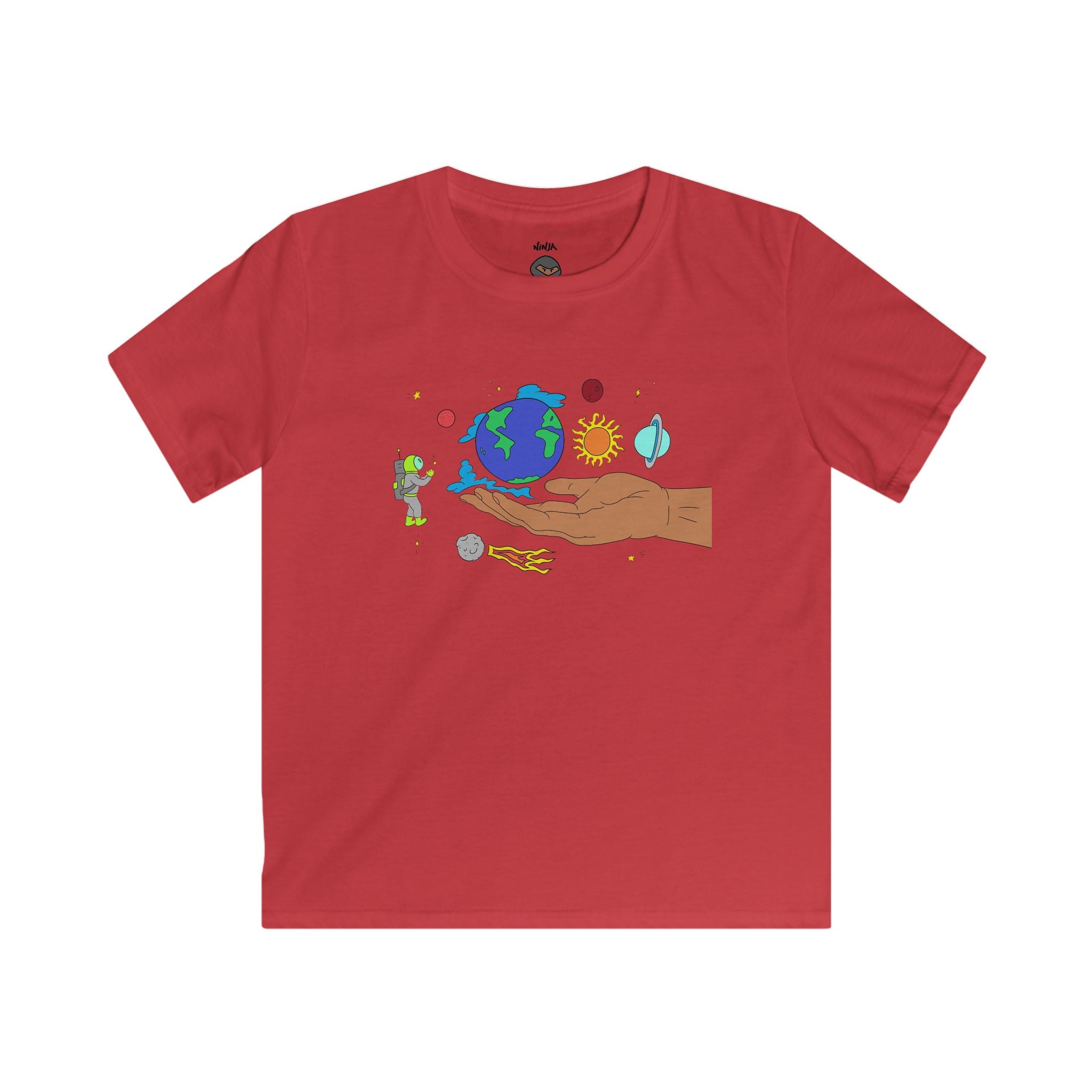Kids Tee - Kids World in Hands Design