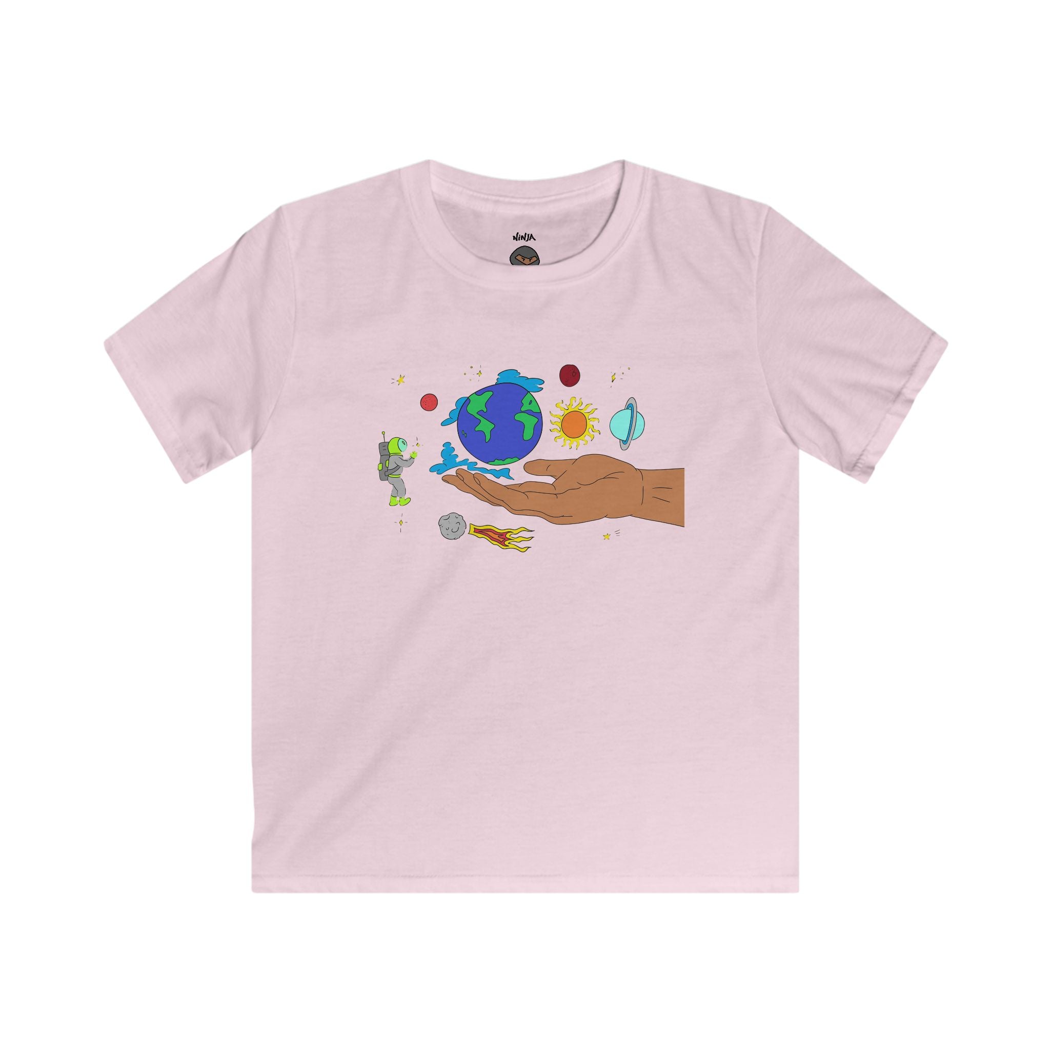 Kids Tee - Kids World in Hands Design