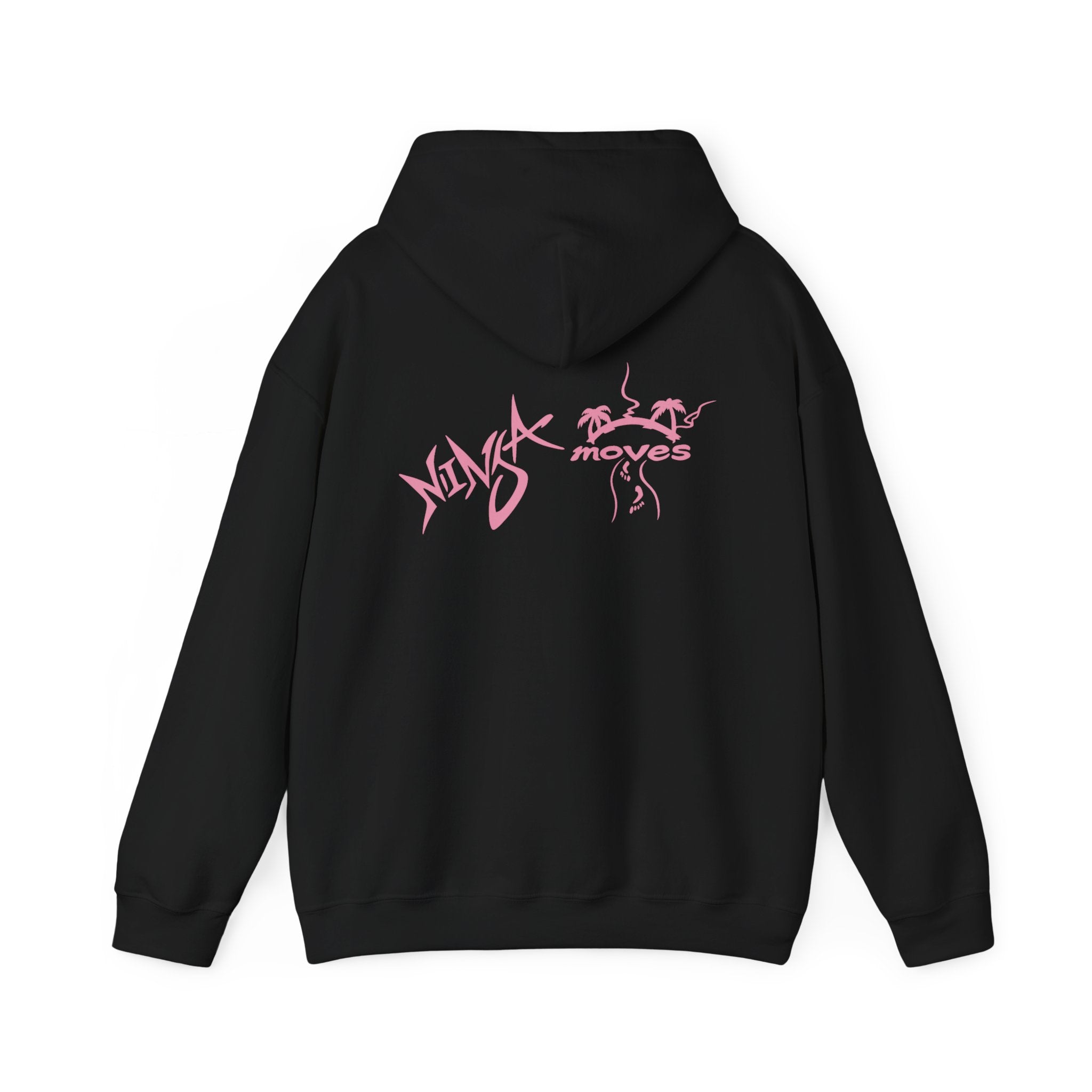 Ninja Moves Hoodie — Cute Pink Ninja Graphic Pullover
