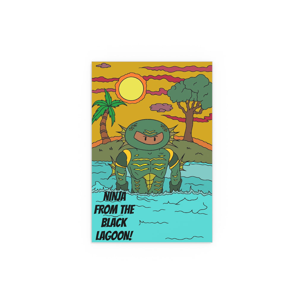 Silk Poster - Ninja from the Black Lagoon