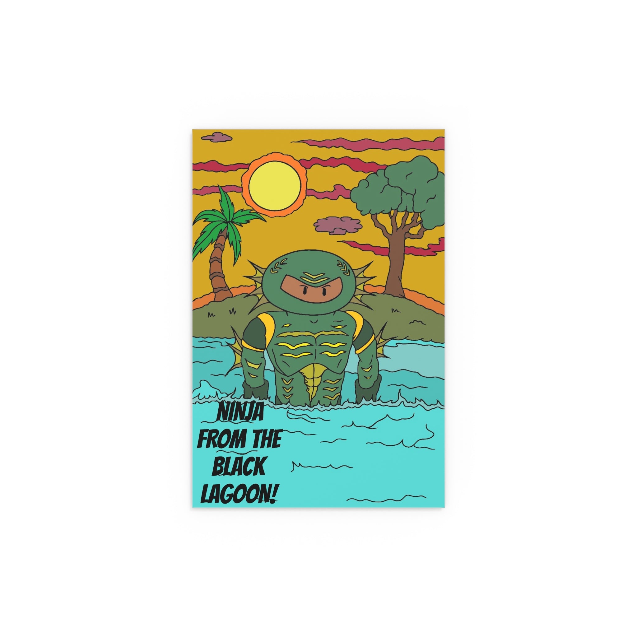 Silk Poster - Ninja from the Black Lagoon