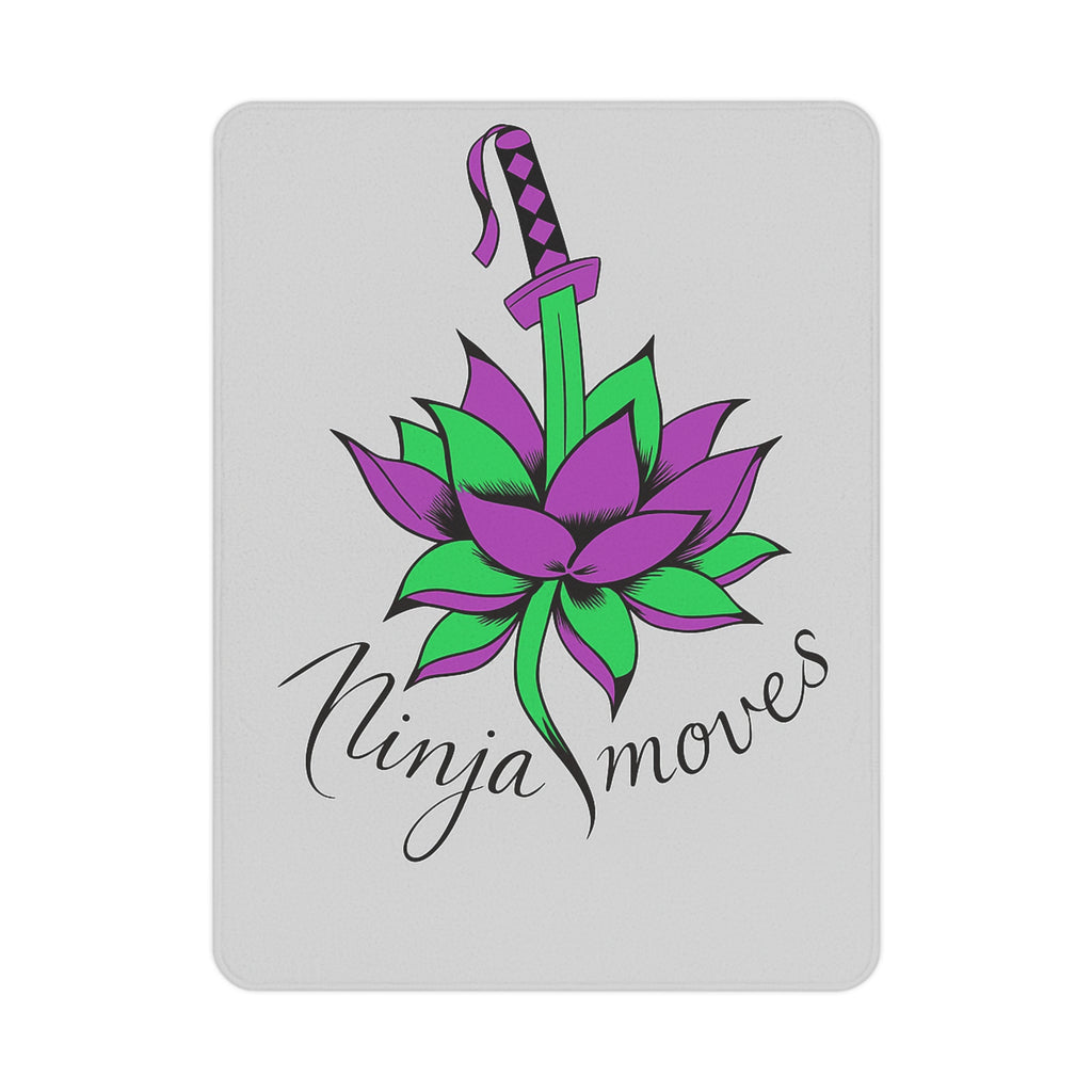 Toddler Blanket - Beautiful Lotus Design