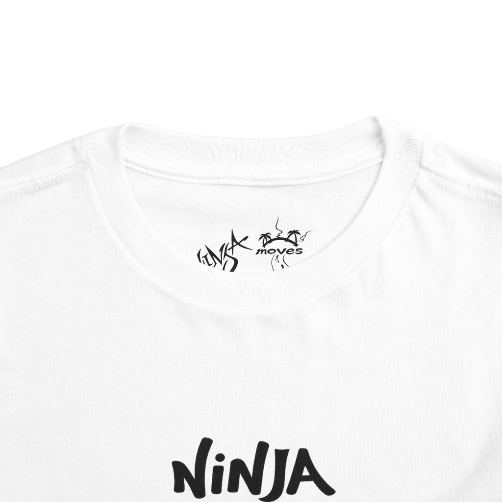 Ninja Moves Toddler Tee, Cute Kids T-Shirt, Boys and Girls Fashion, Adventure Shirt, Birthday Gift, Playful Clothing