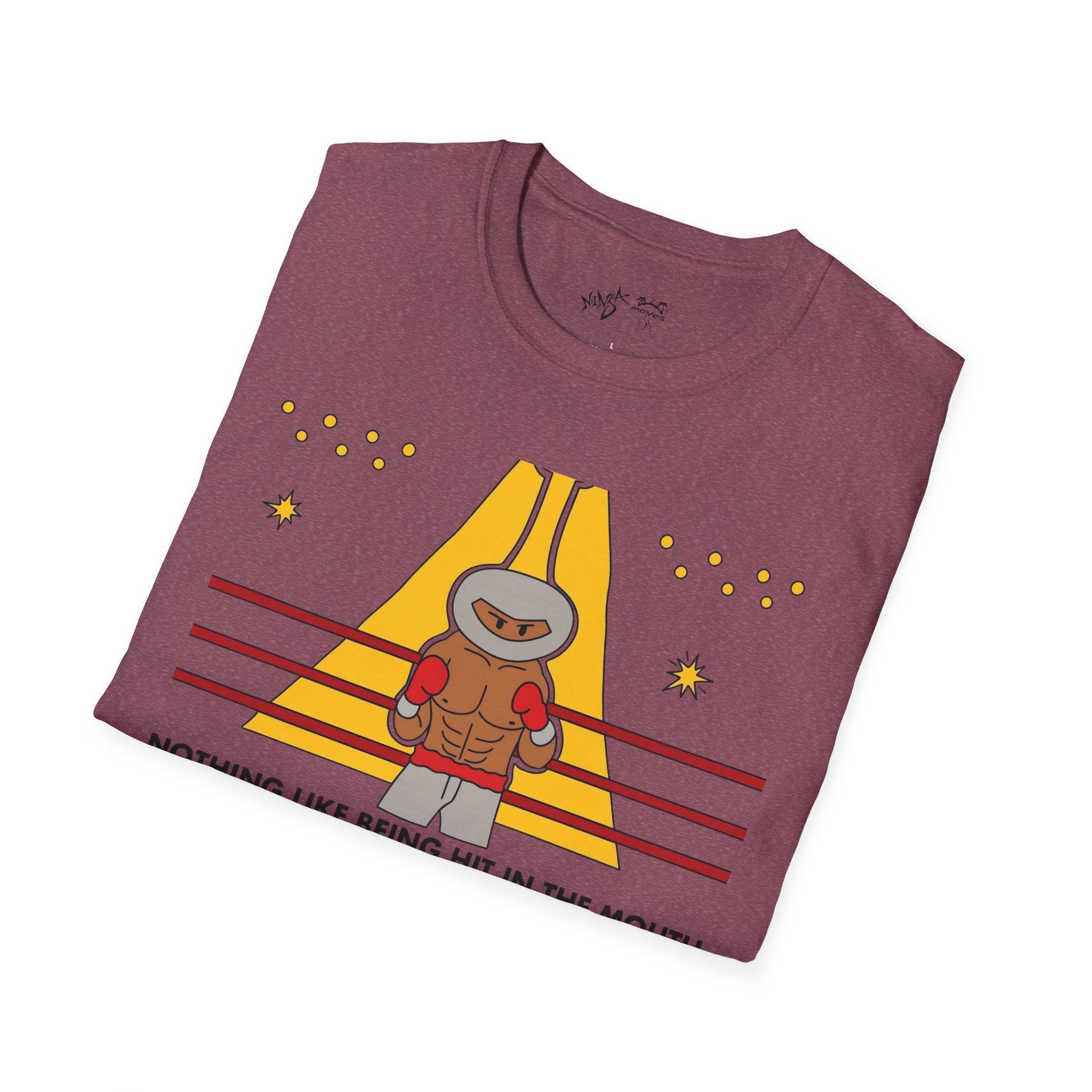 Unisex Softstyle T-Shirt - Hit in the Mouth Design