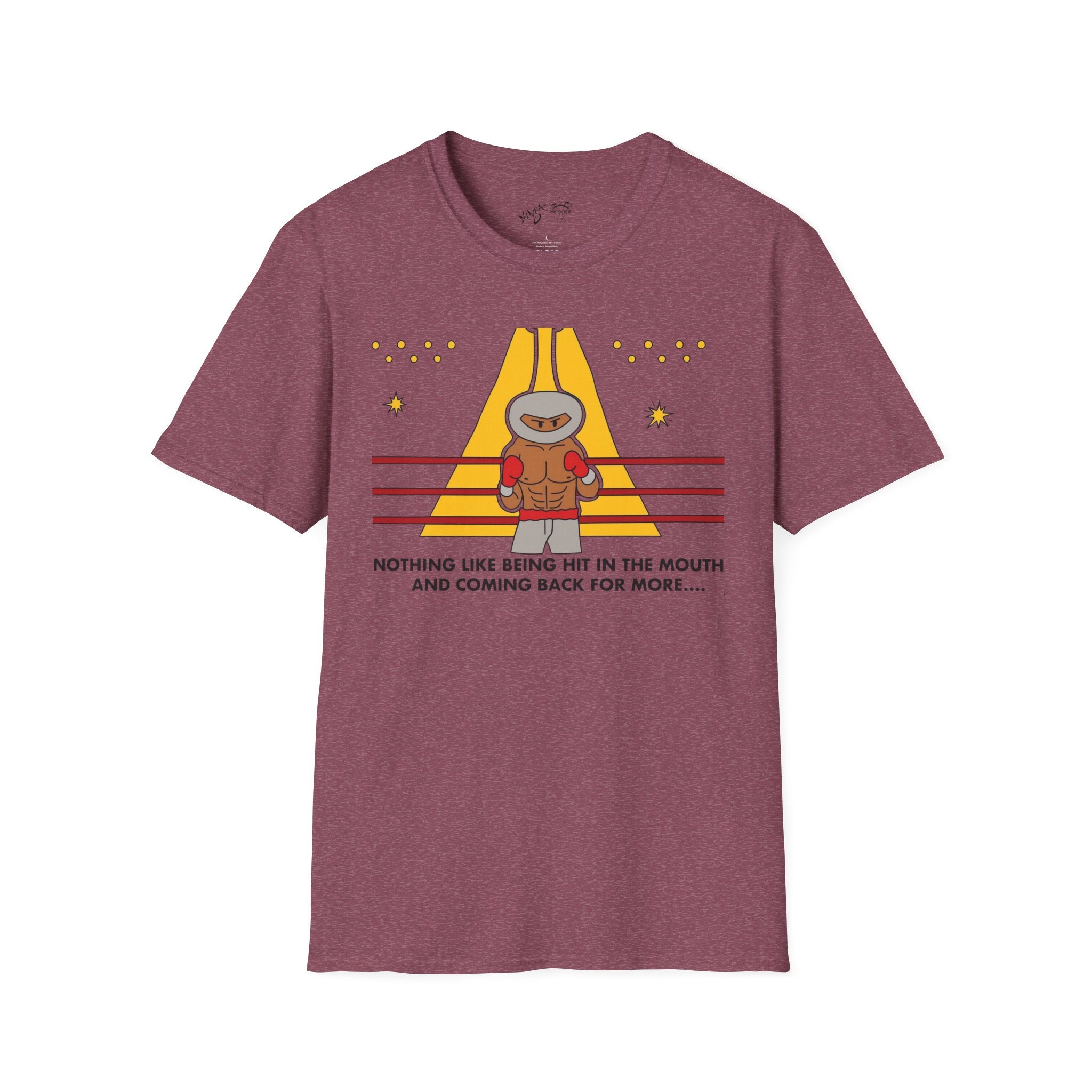 Unisex Softstyle T-Shirt - Hit in the Mouth Design