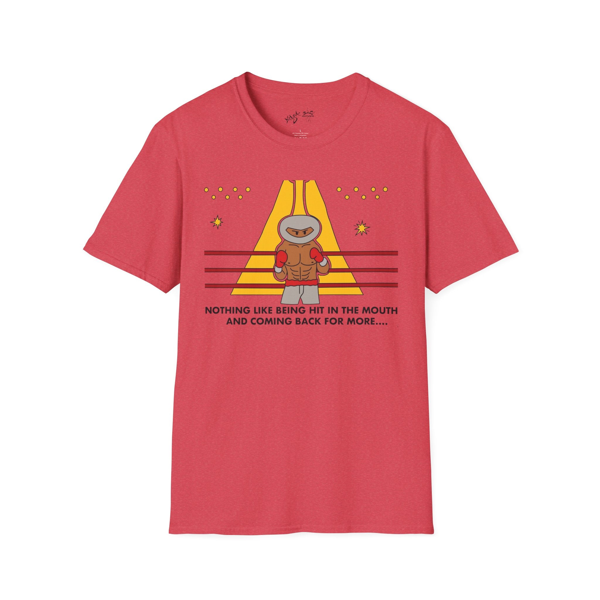 Unisex Softstyle T-Shirt - Hit in the Mouth Design