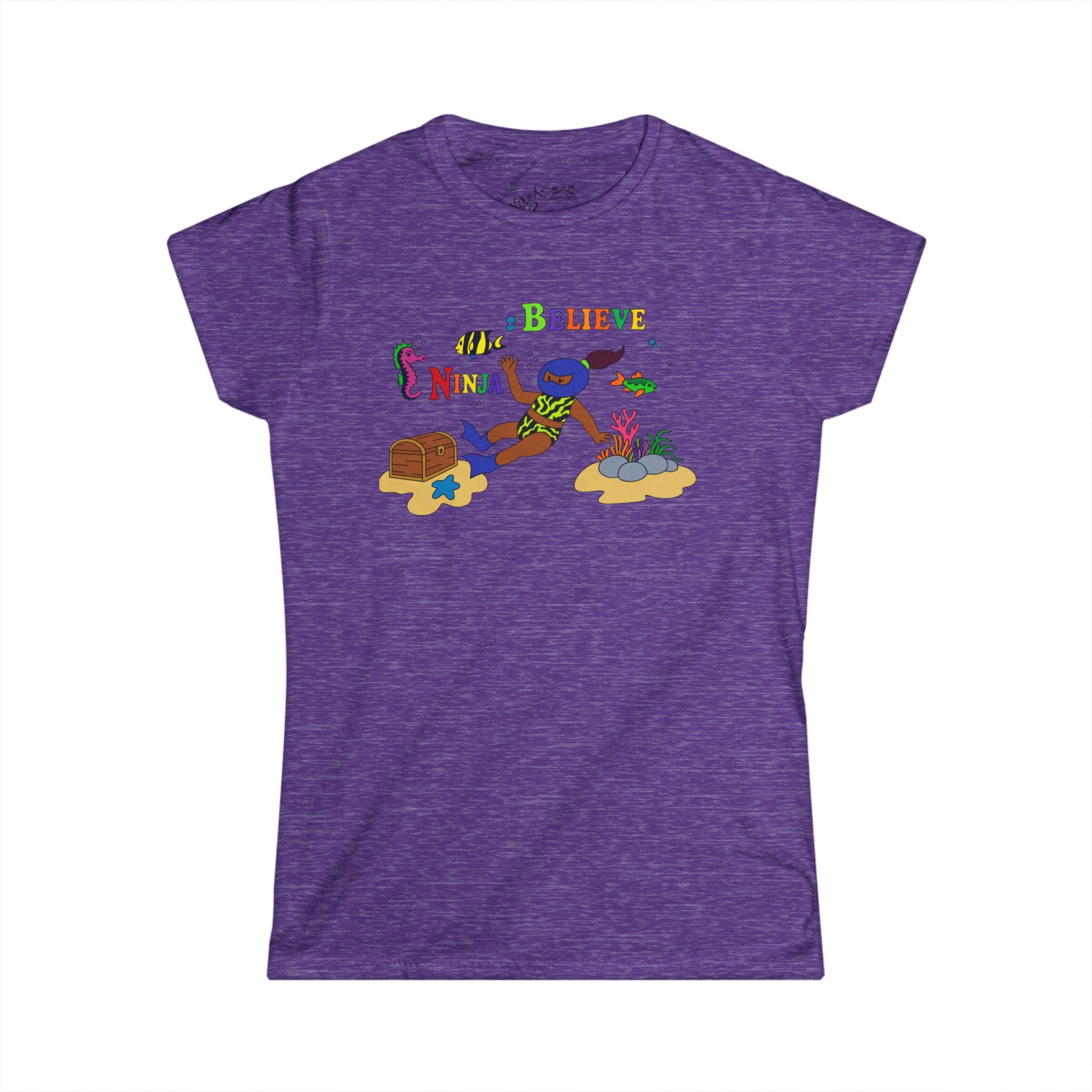 Women's Tee - Believe Ninja Design