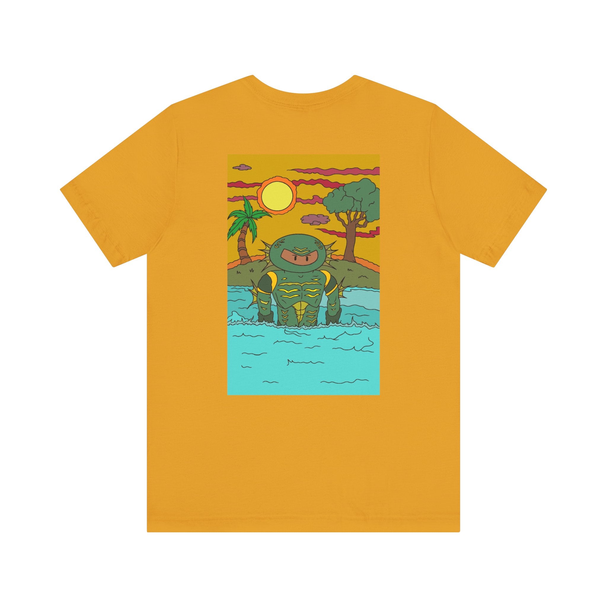 Ninja from the Black Lagoon Tee, Unisex Graphic T-Shirt, Retro Horror Shirt, Unique Gift for Fans, Summer Casual Wear