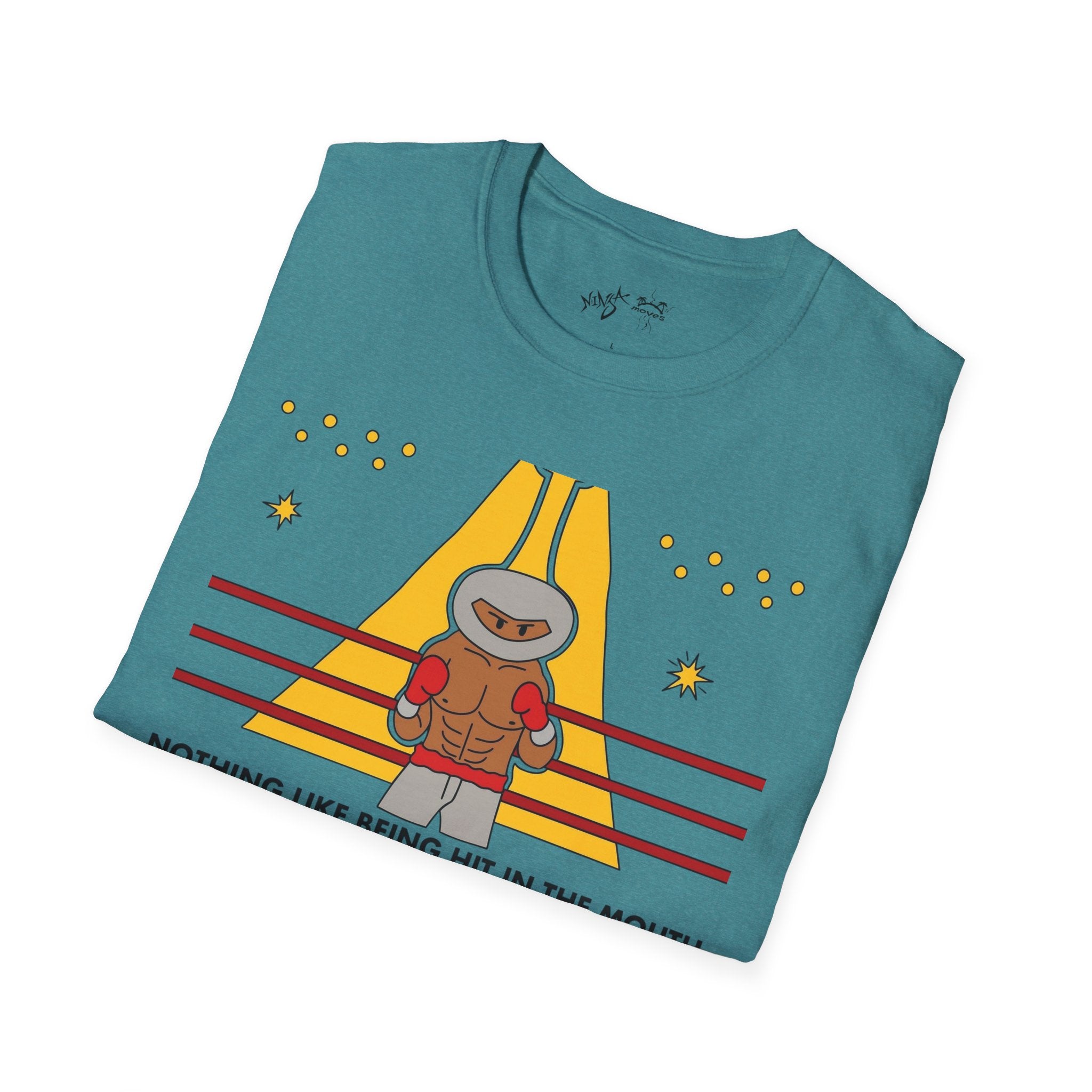 Unisex Softstyle T-Shirt - Hit in the Mouth Design