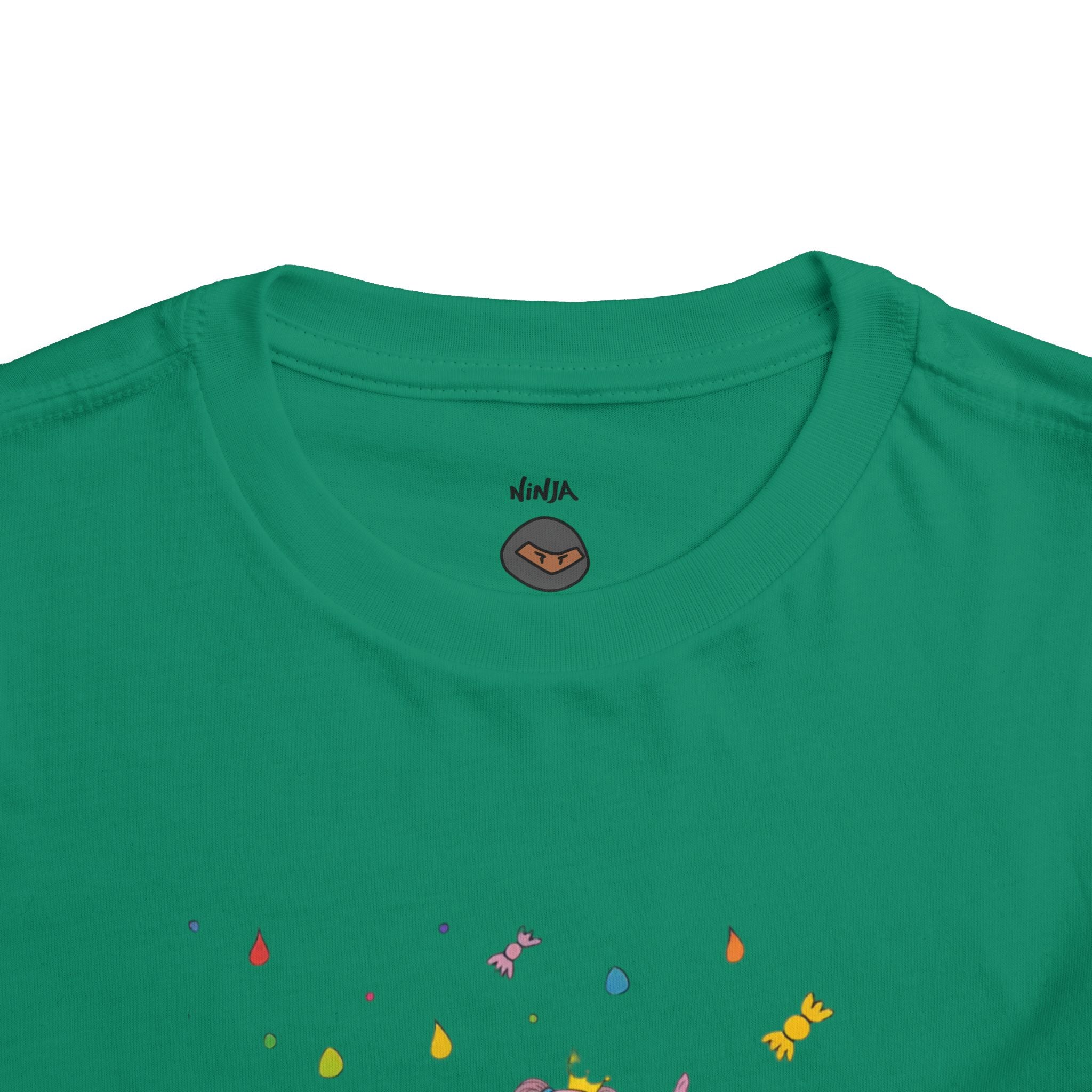 Lemon Gum Drop Princess Unicorn Toddler Tee