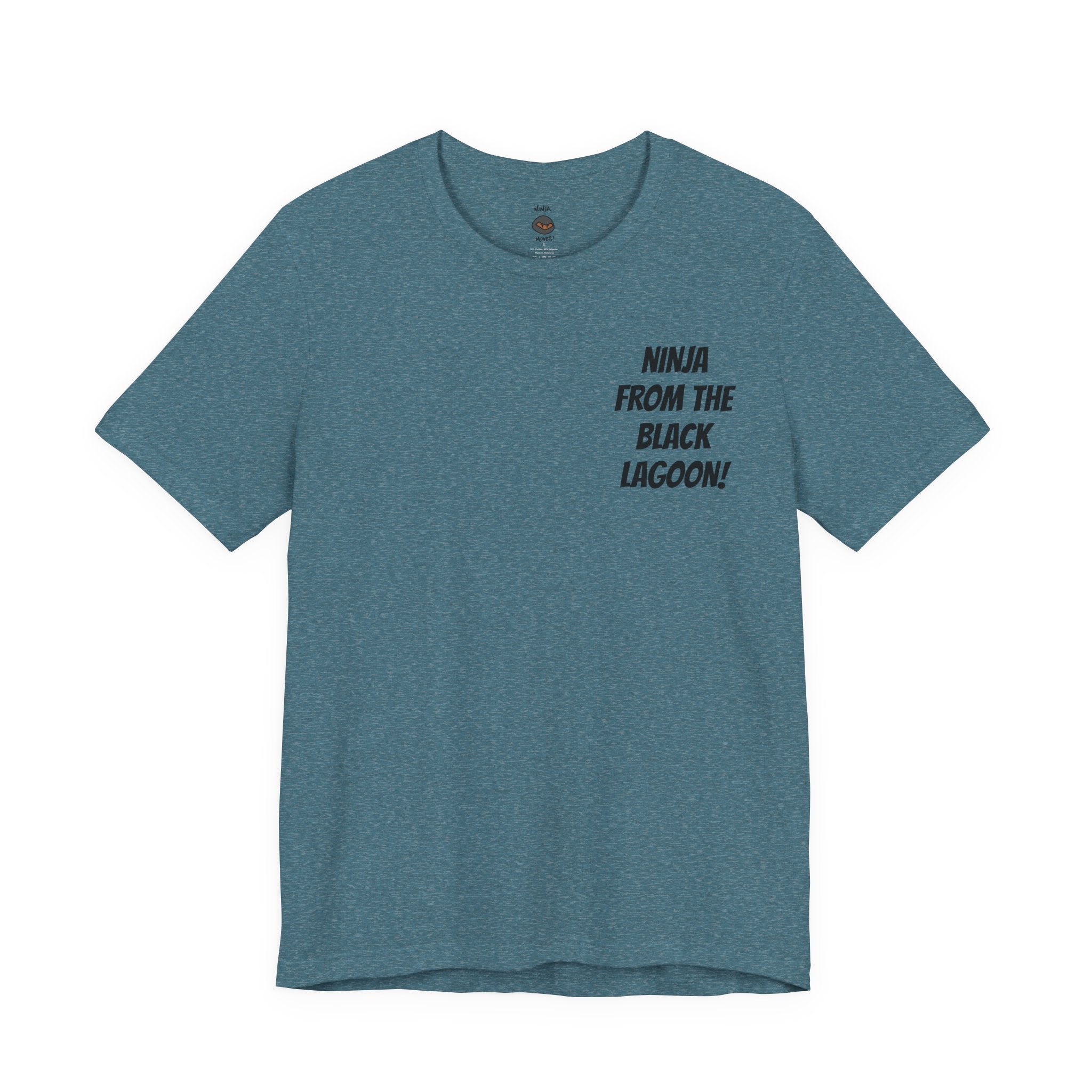 Ninja from the Black Lagoon Tee, Unisex Graphic T-Shirt, Retro Horror Shirt, Unique Gift for Fans, Summer Casual Wear