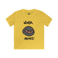 Ninja Moves Kids Tee, Fun Children's Shirt, Cool Tee for Boys and Girls, Birthday Gift, Ninja-Themed Apparel