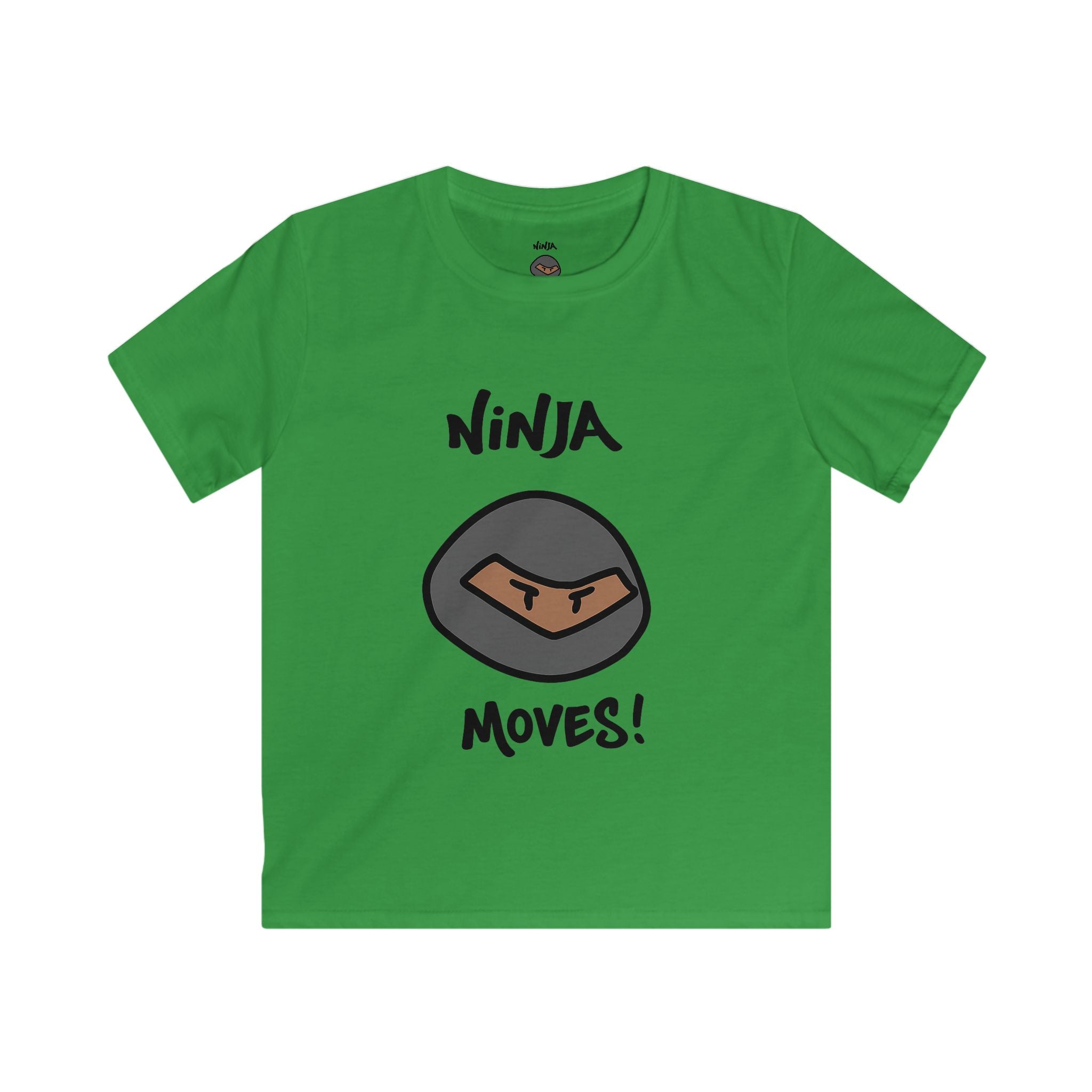 Ninja Moves Kids Tee, Fun Children's Shirt, Cool Tee for Boys and Girls, Birthday Gift, Ninja-Themed Apparel