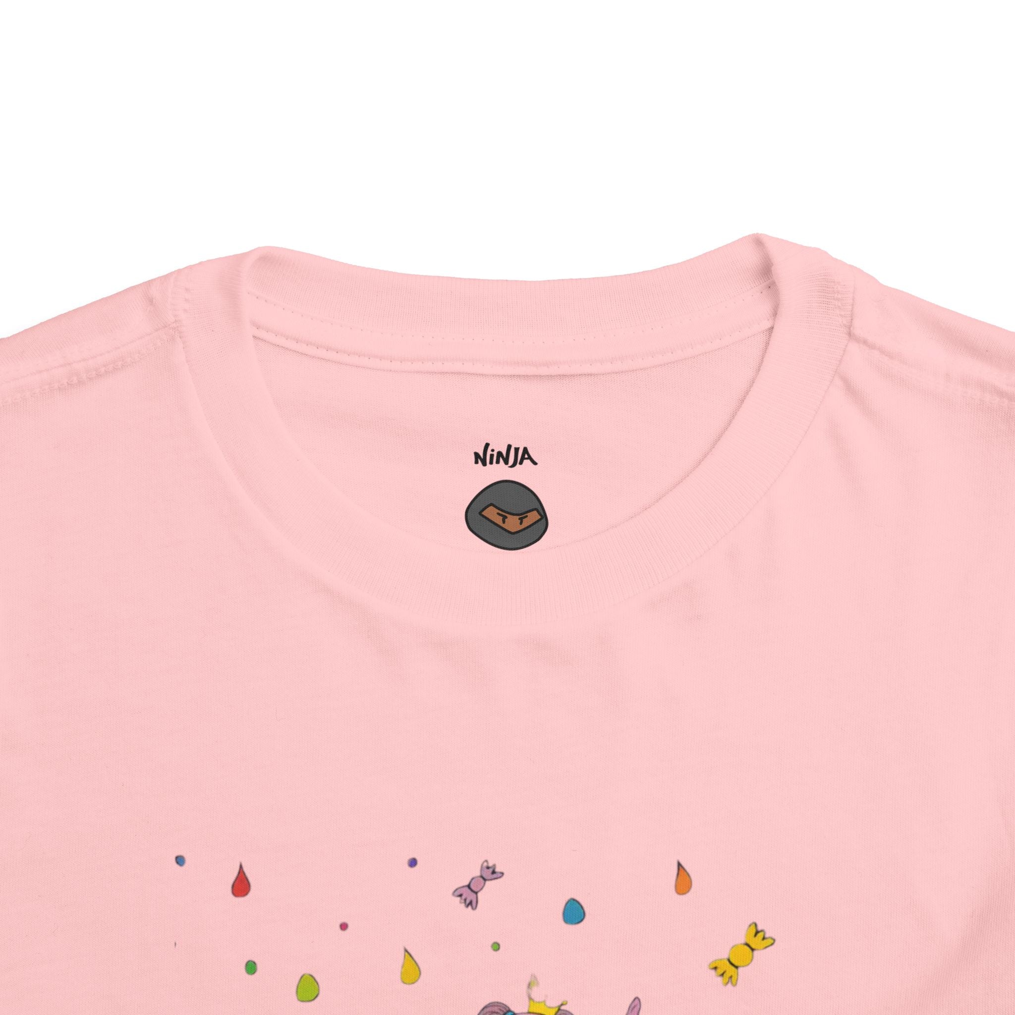 Lemon Gum Drop Princess Unicorn Toddler Tee