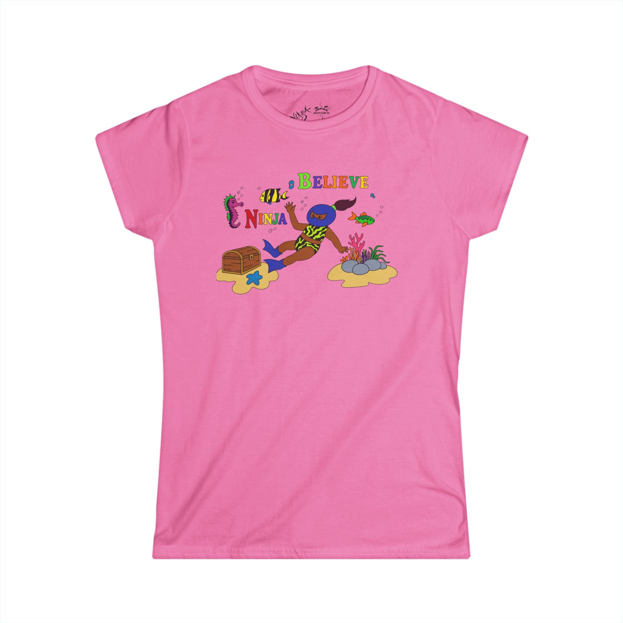 Women's Tee - Believe Ninja Design