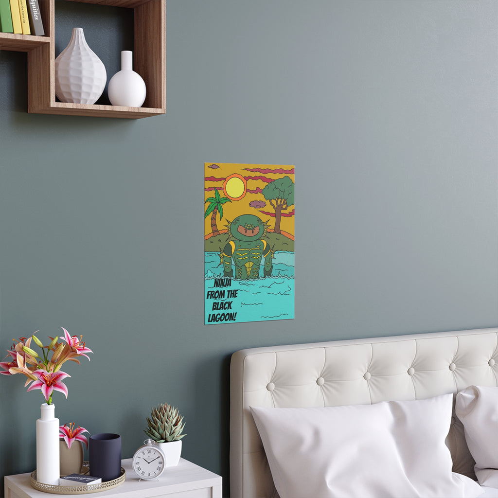Silk Poster - Ninja from the Black Lagoon