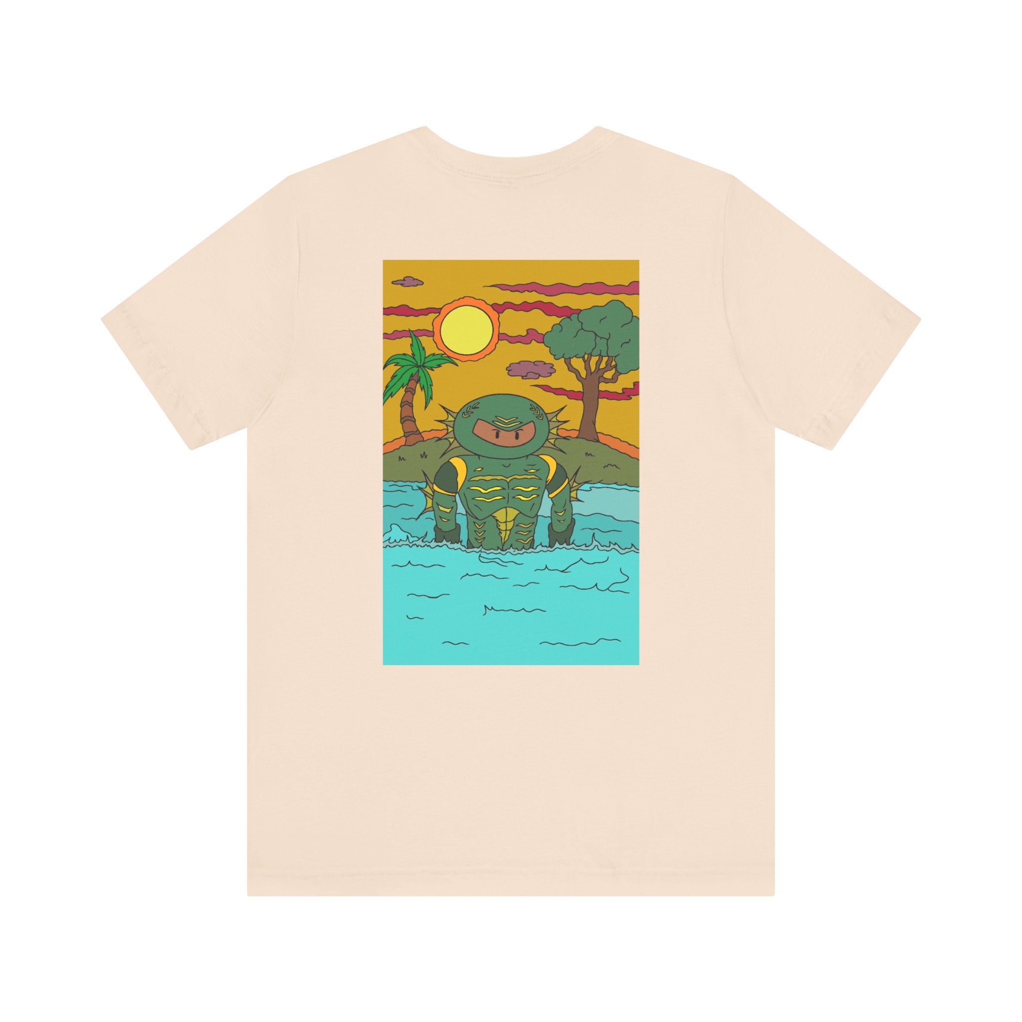Ninja from the Black Lagoon Tee, Unisex Graphic T-Shirt, Retro Horror Shirt, Unique Gift for Fans, Summer Casual Wear