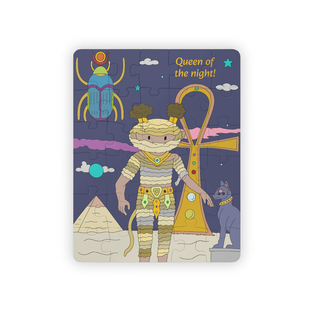Mummy Queen of the night Puzzle for Kids - 30-Piece Fun, Engaging Learning Activity, Perfect Gift for Kids, Family Game Night, Educational Toy