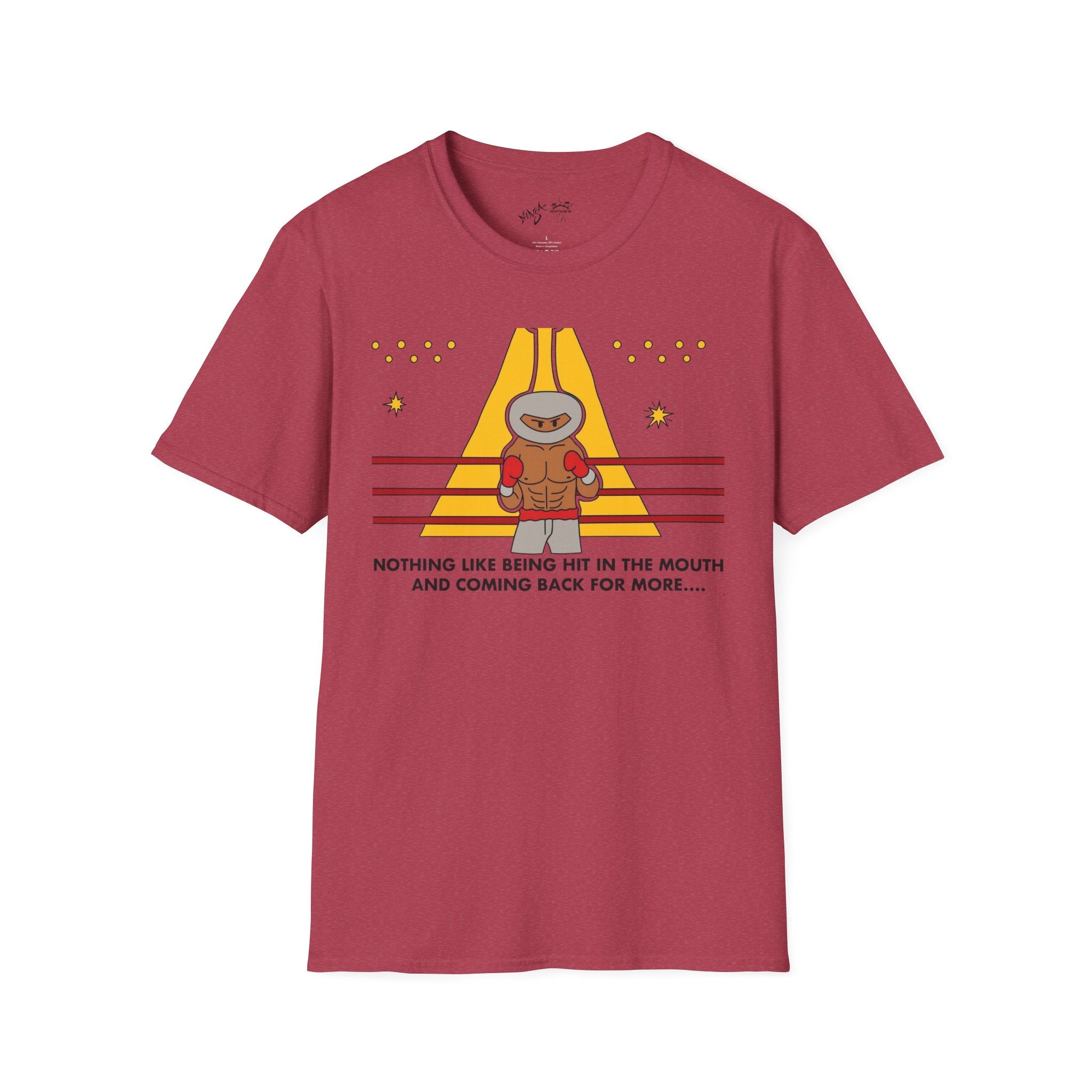 Unisex Softstyle T-Shirt - Hit in the Mouth Design