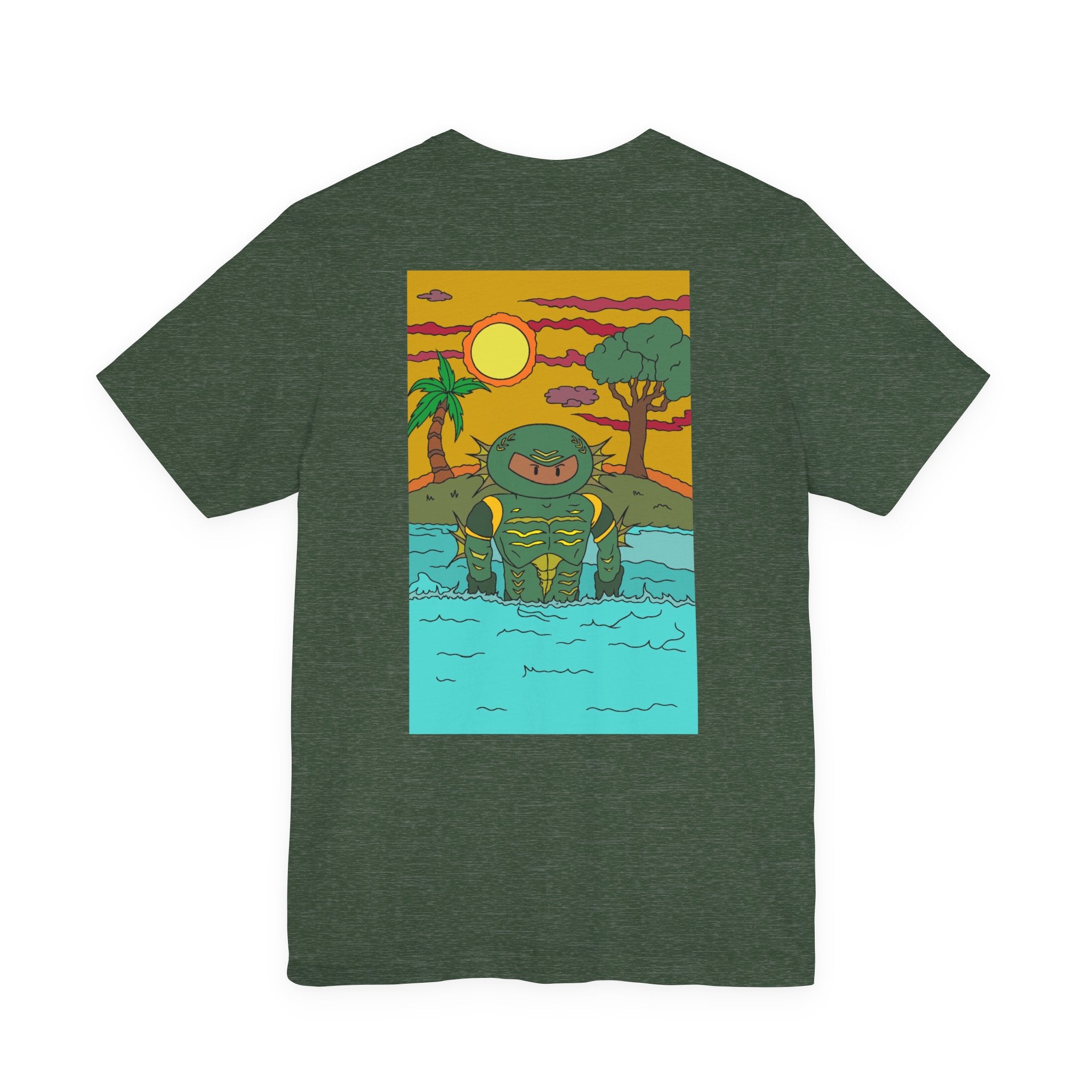 Ninja from the Black Lagoon Tee, Unisex Graphic T-Shirt, Retro Horror Shirt, Unique Gift for Fans, Summer Casual Wear