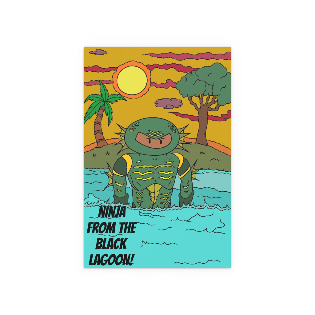 Silk Poster - Ninja from the Black Lagoon