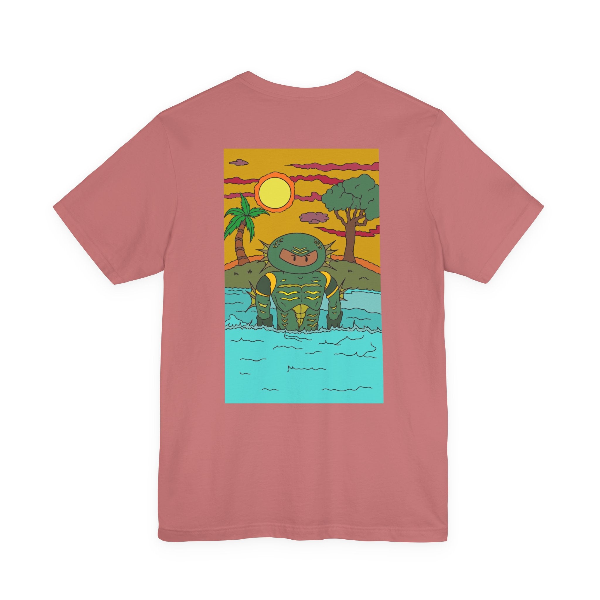 Ninja from the Black Lagoon Tee, Unisex Graphic T-Shirt, Retro Horror Shirt, Unique Gift for Fans, Summer Casual Wear