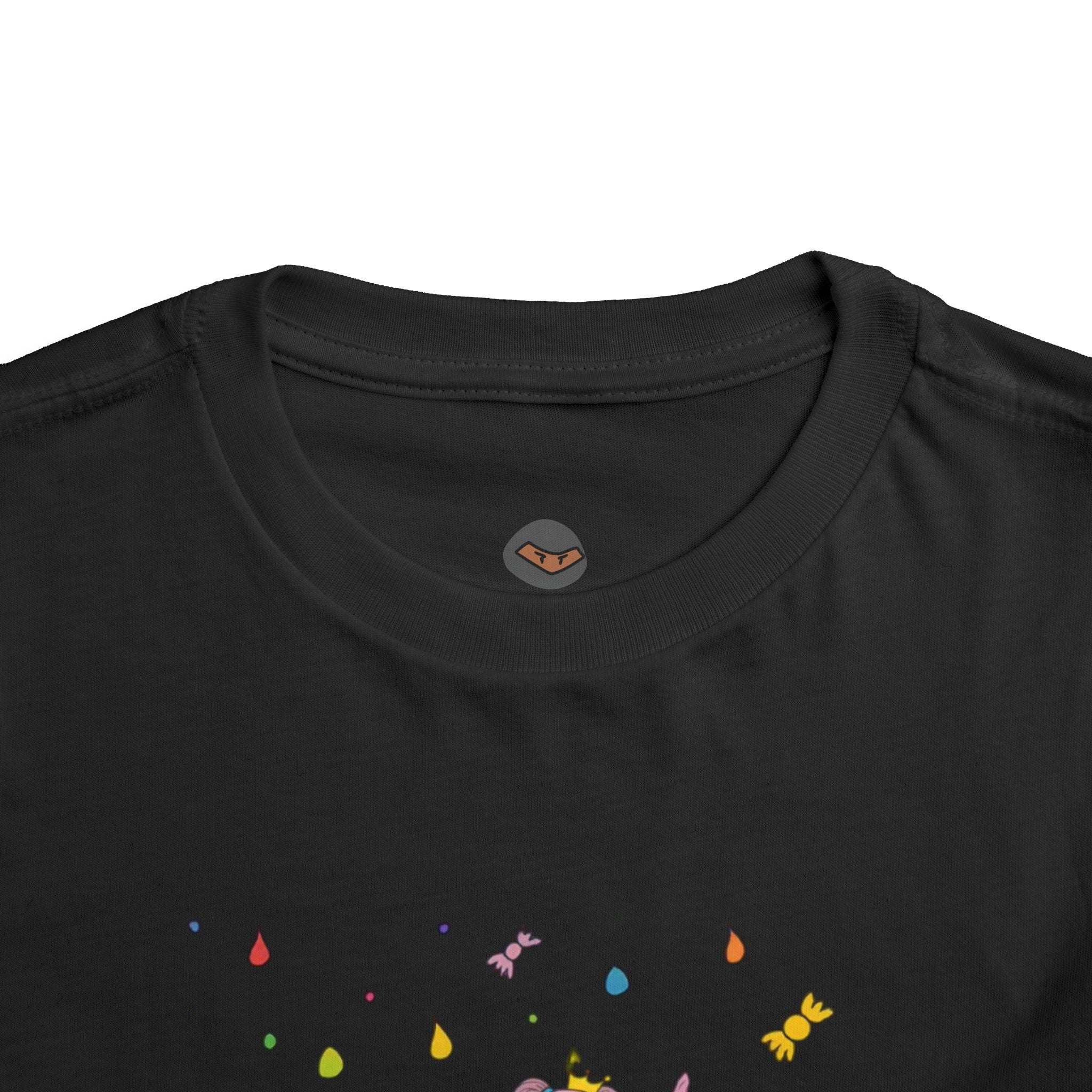 Lemon Gum Drop Princess Unicorn Toddler Tee