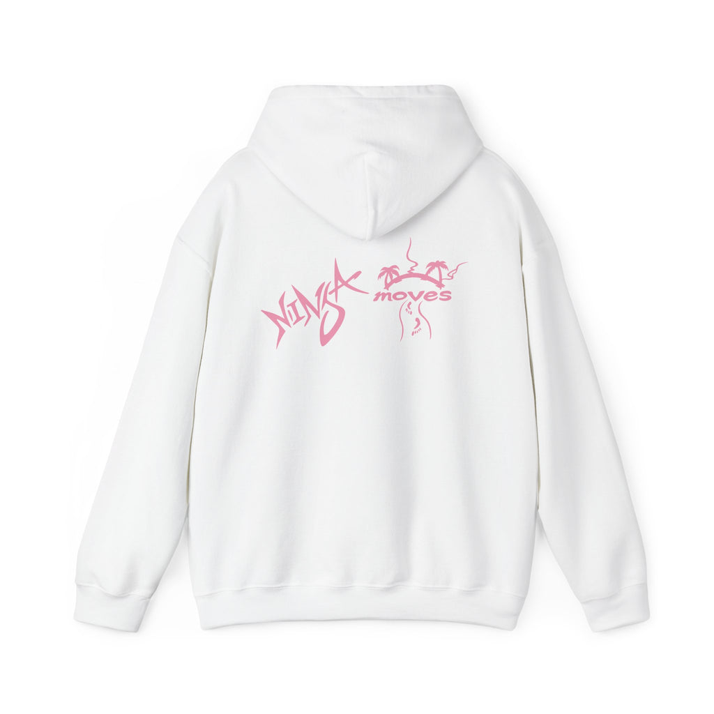 Ninja Moves Hoodie — Cute Pink Ninja Graphic Pullover