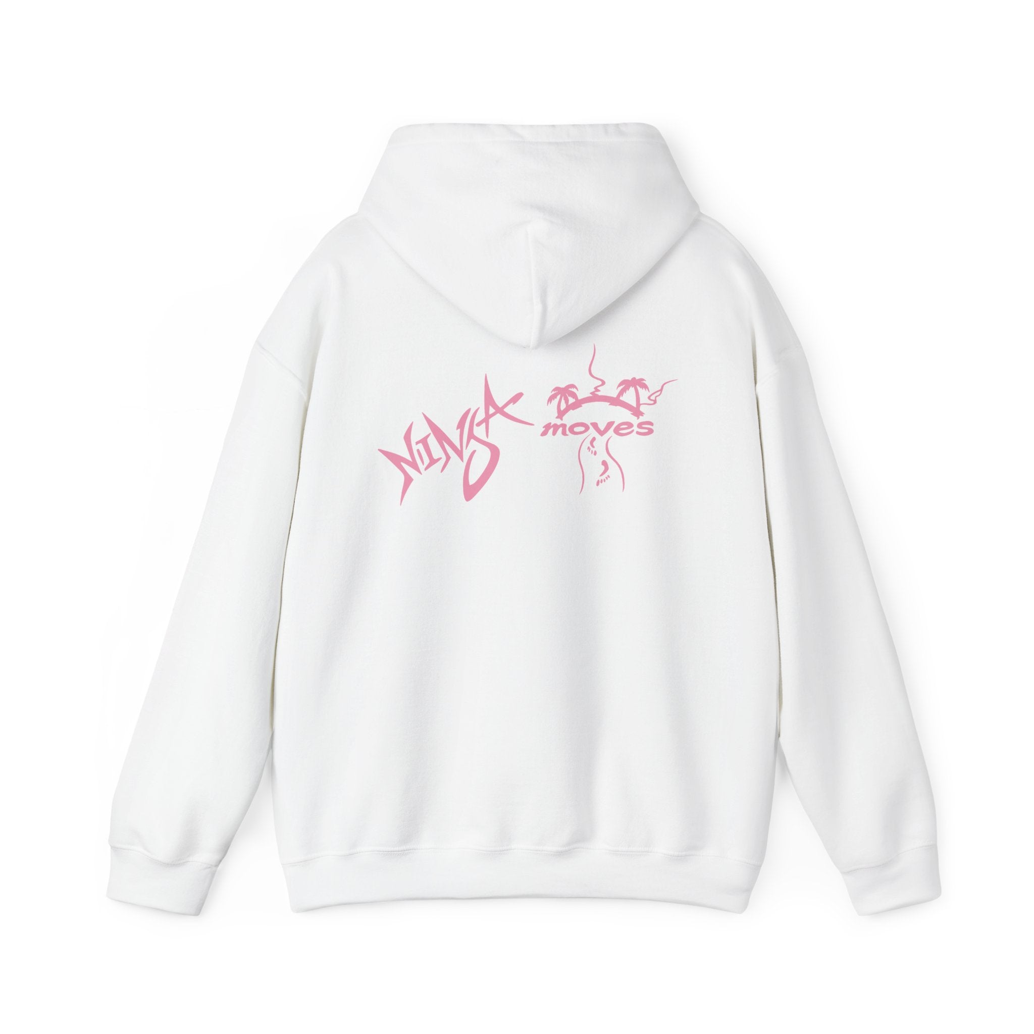 Ninja Moves Hoodie — Cute Pink Ninja Graphic Pullover