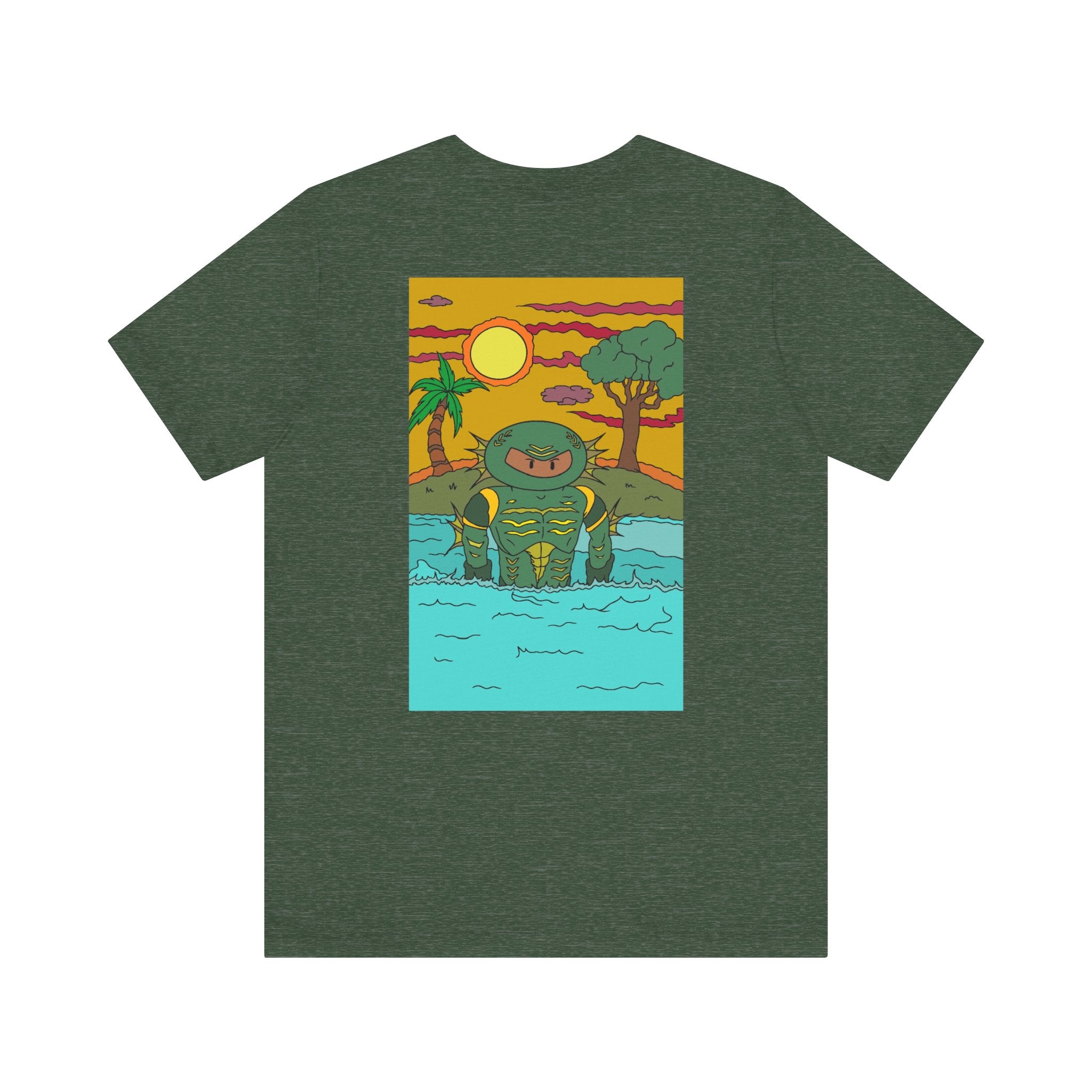 Ninja from the Black Lagoon Tee, Unisex Graphic T-Shirt, Retro Horror Shirt, Unique Gift for Fans, Summer Casual Wear