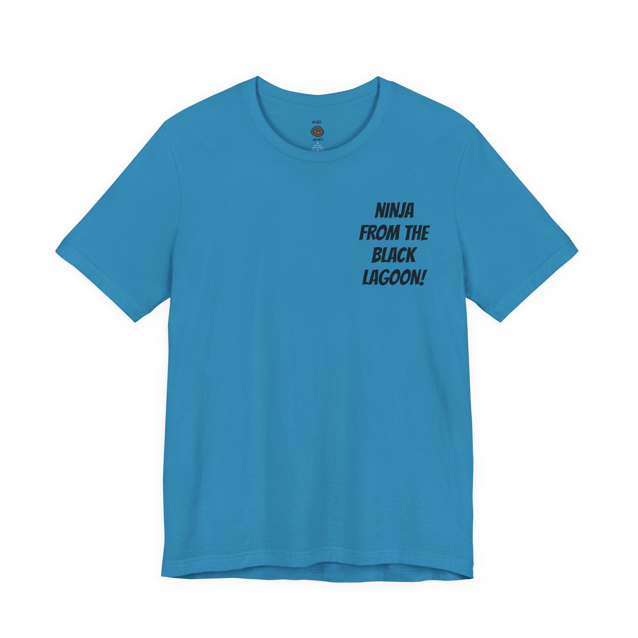 Ninja from the Black Lagoon Tee, Unisex Graphic T-Shirt, Retro Horror Shirt, Unique Gift for Fans, Summer Casual Wear